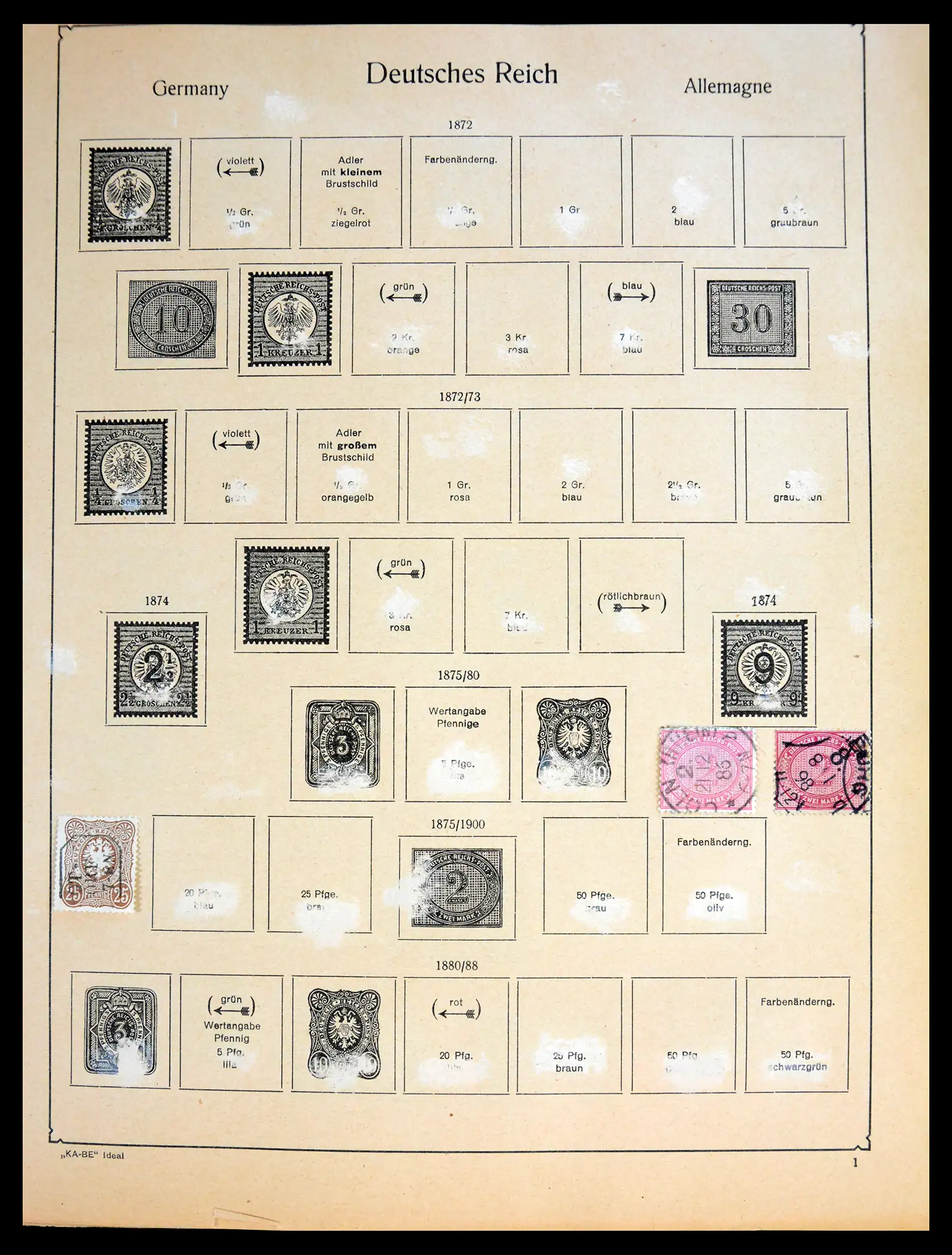 41091 0042 - Postzegelverzameling 41091 Europese landen klassieke collectie 1850-1935.