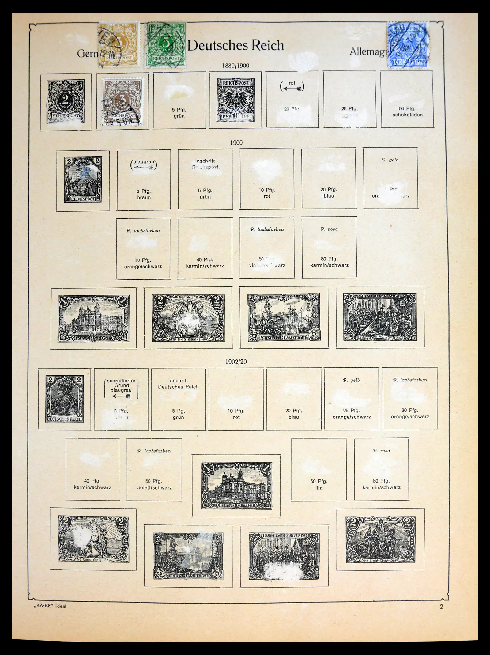 41091 0043 - Postzegelverzameling 41091 Europese landen klassieke collectie 1850-1935.