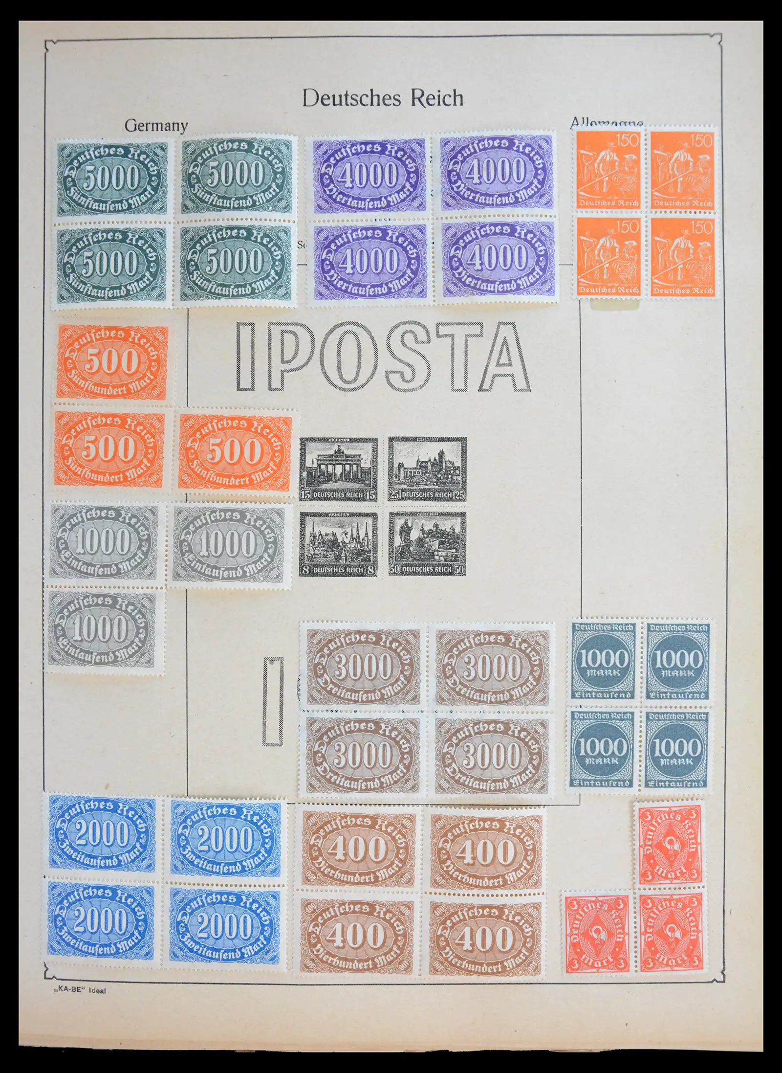 41091 0052 - Postzegelverzameling 41091 Europese landen klassieke collectie 1850-1935.