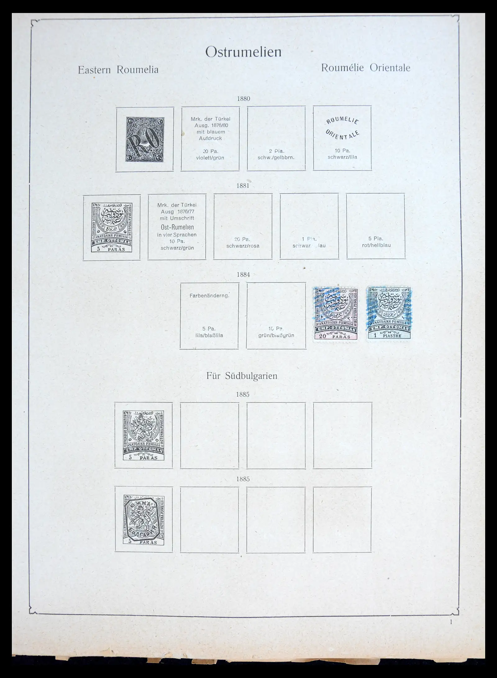 41091 0071 - Postzegelverzameling 41091 Europese landen klassieke collectie 1850-1935.