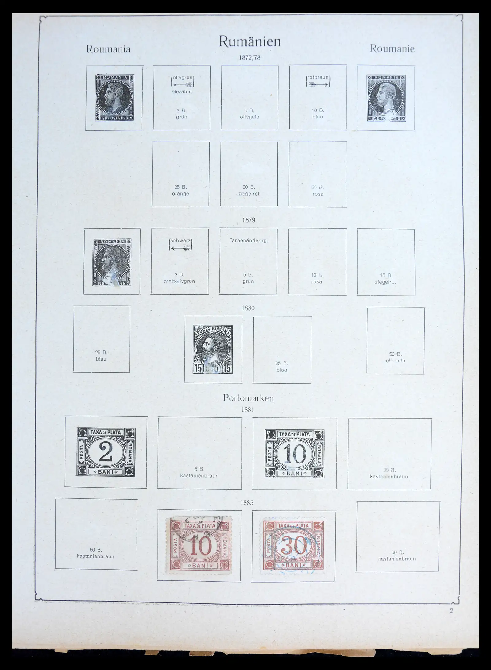 41091 0075 - Postzegelverzameling 41091 Europese landen klassieke collectie 1850-1935.