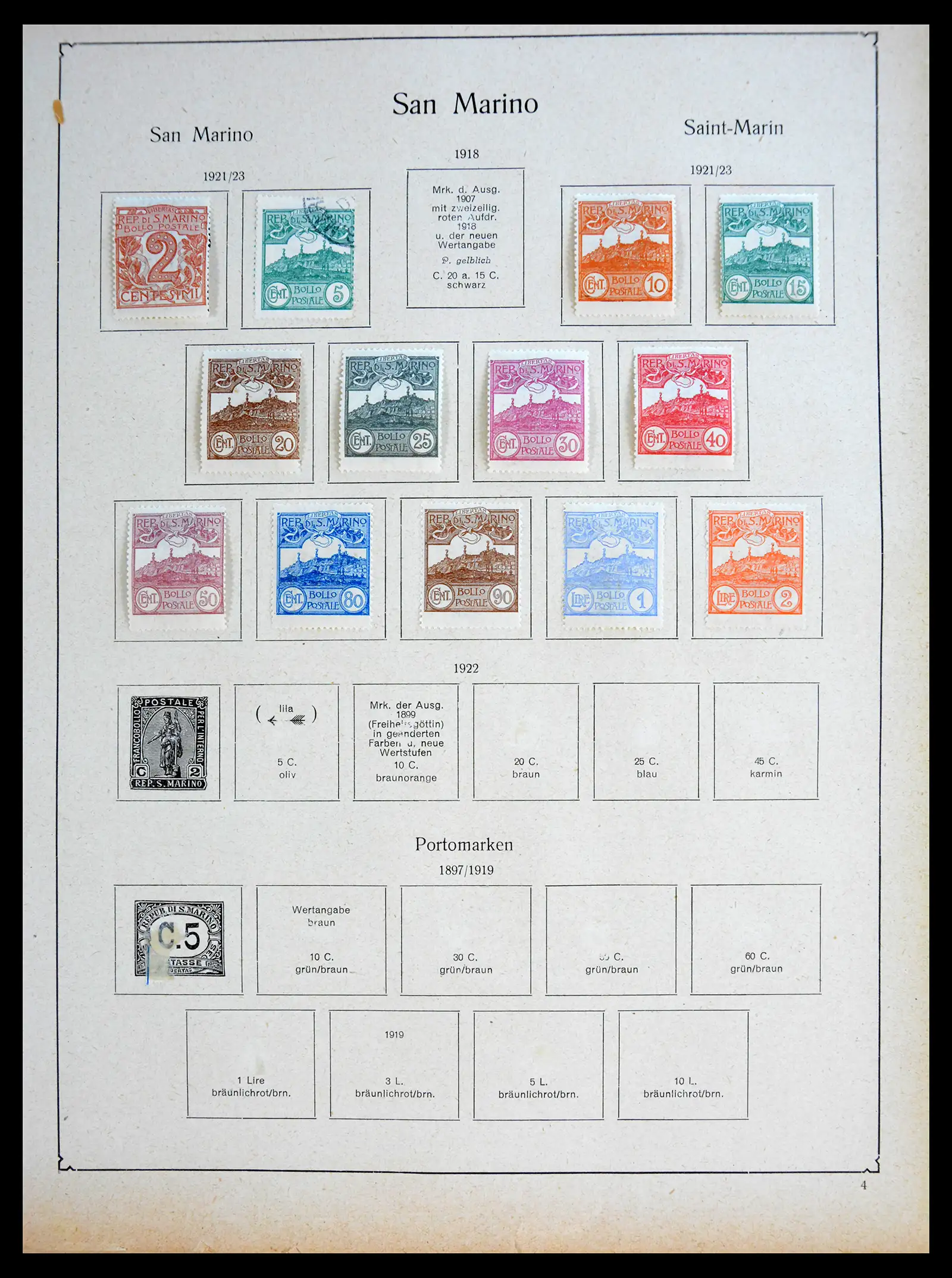 41091 0097 - Postzegelverzameling 41091 Europese landen klassieke collectie 1850-1935.