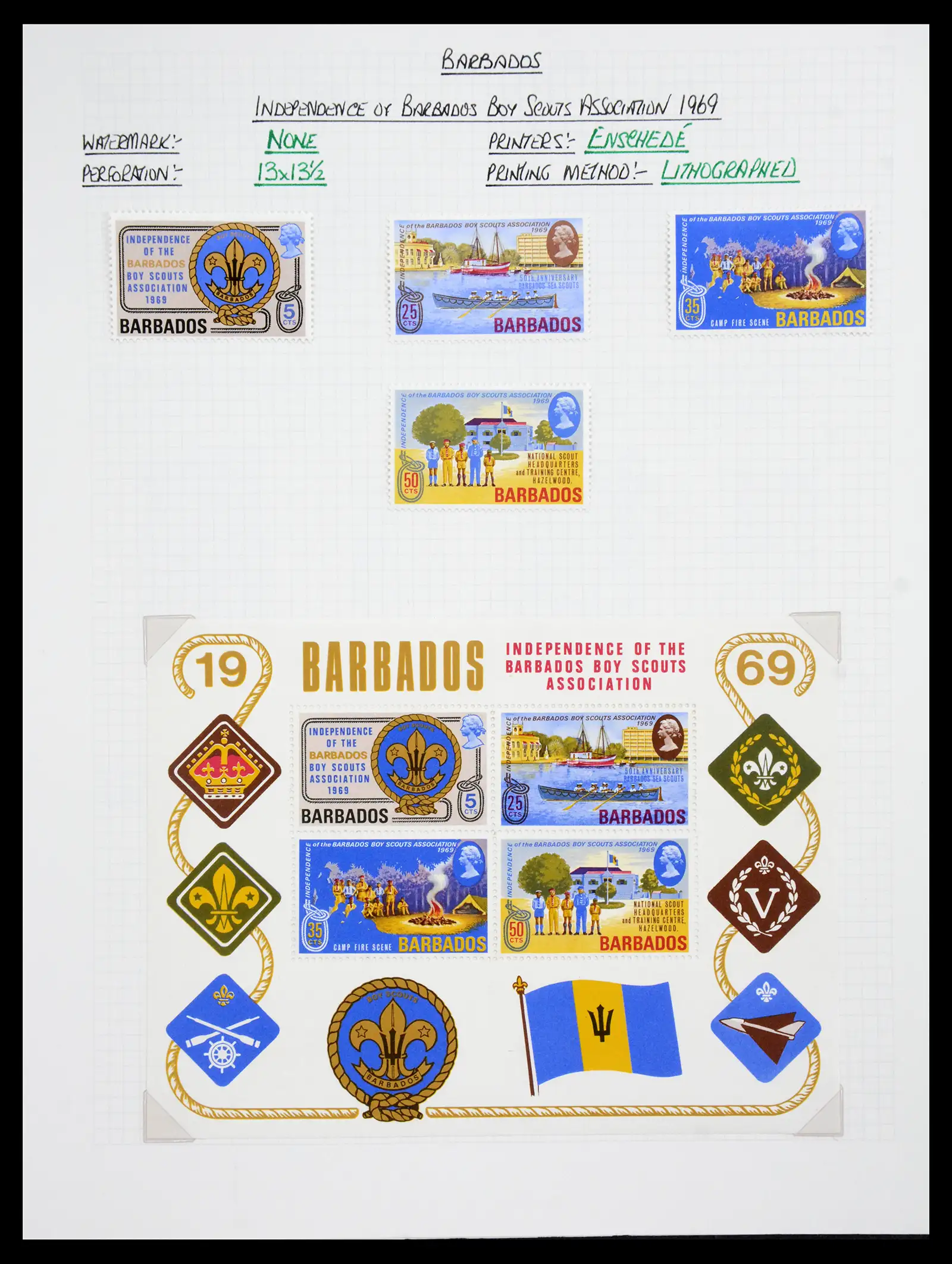 41099 0021 - Stamp collection 41099 Barbados 1953-2010.