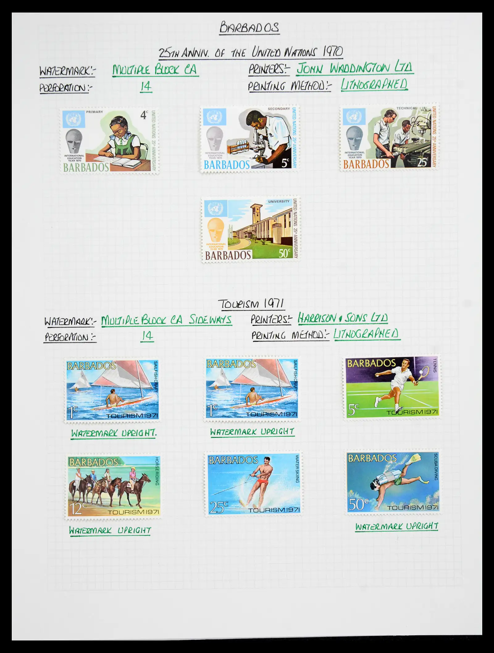 41099 0027 - Stamp collection 41099 Barbados 1953-2010.