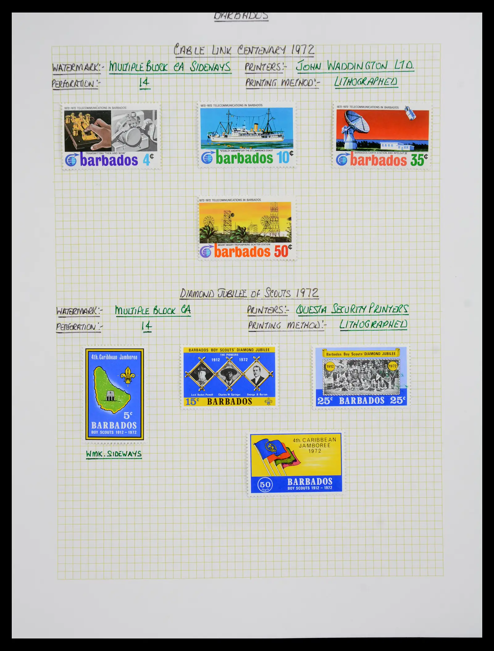 41099 0032 - Stamp collection 41099 Barbados 1953-2010.