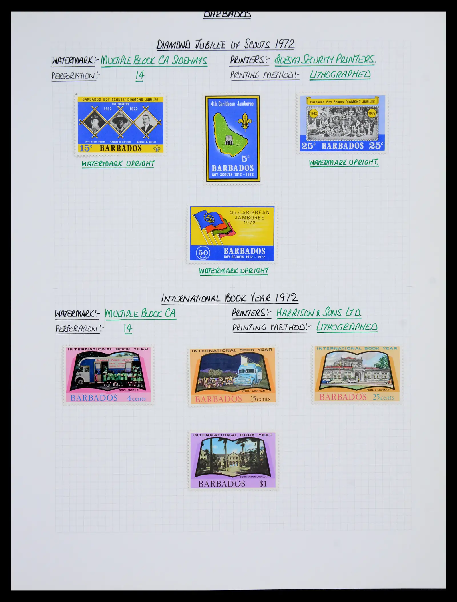 41099 0033 - Stamp collection 41099 Barbados 1953-2010.