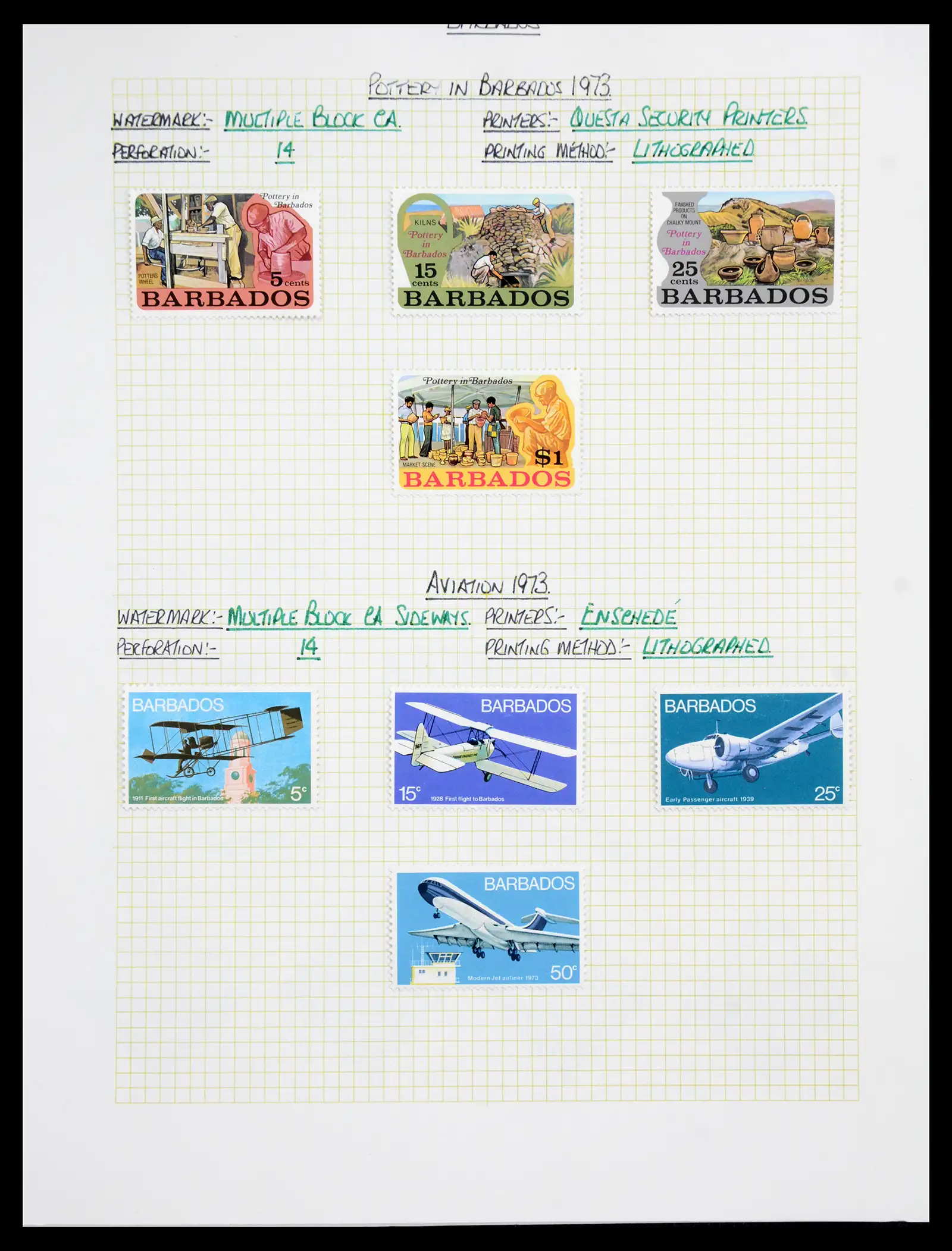 41099 0036 - Stamp collection 41099 Barbados 1953-2010.