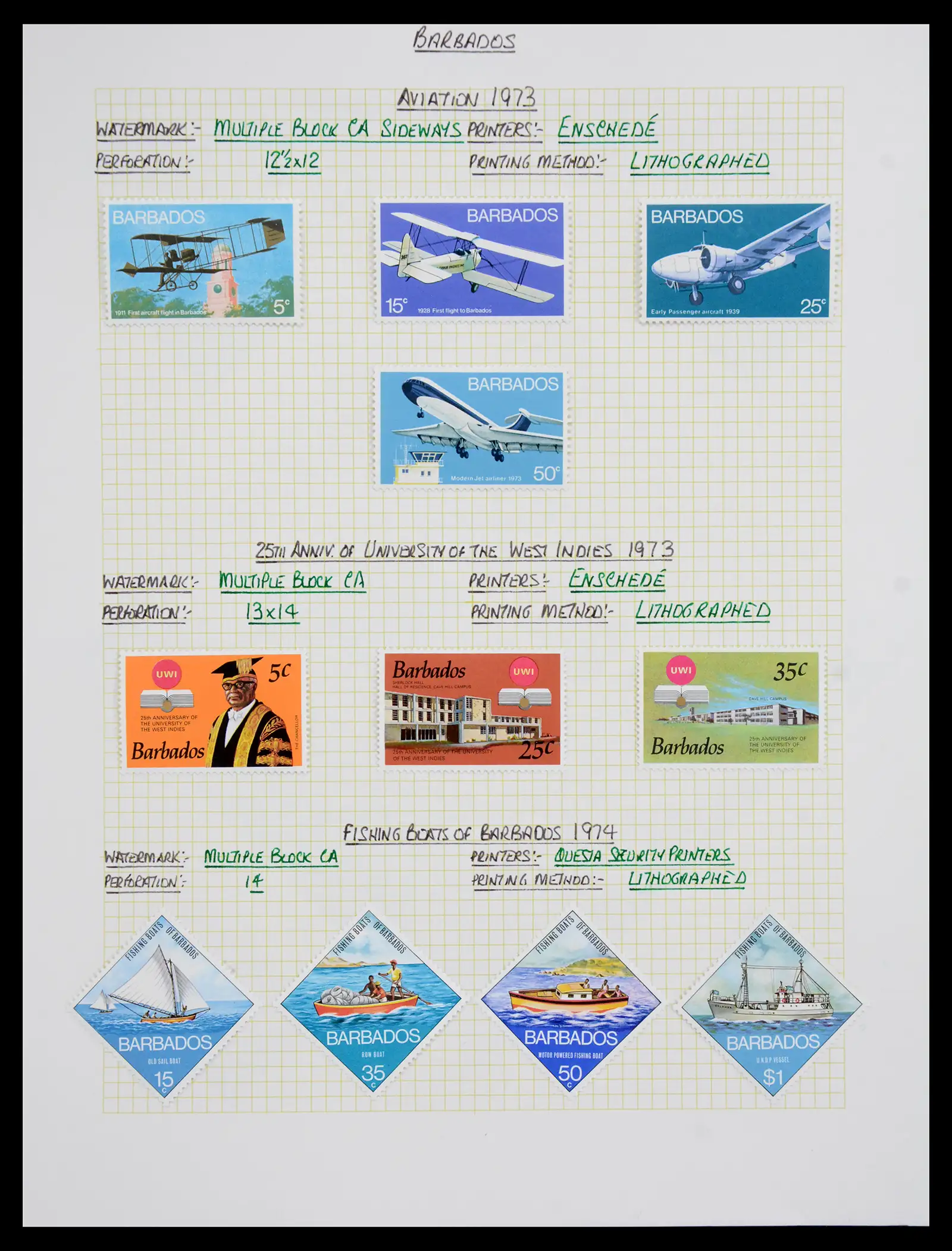 41099 0037 - Stamp collection 41099 Barbados 1953-2010.
