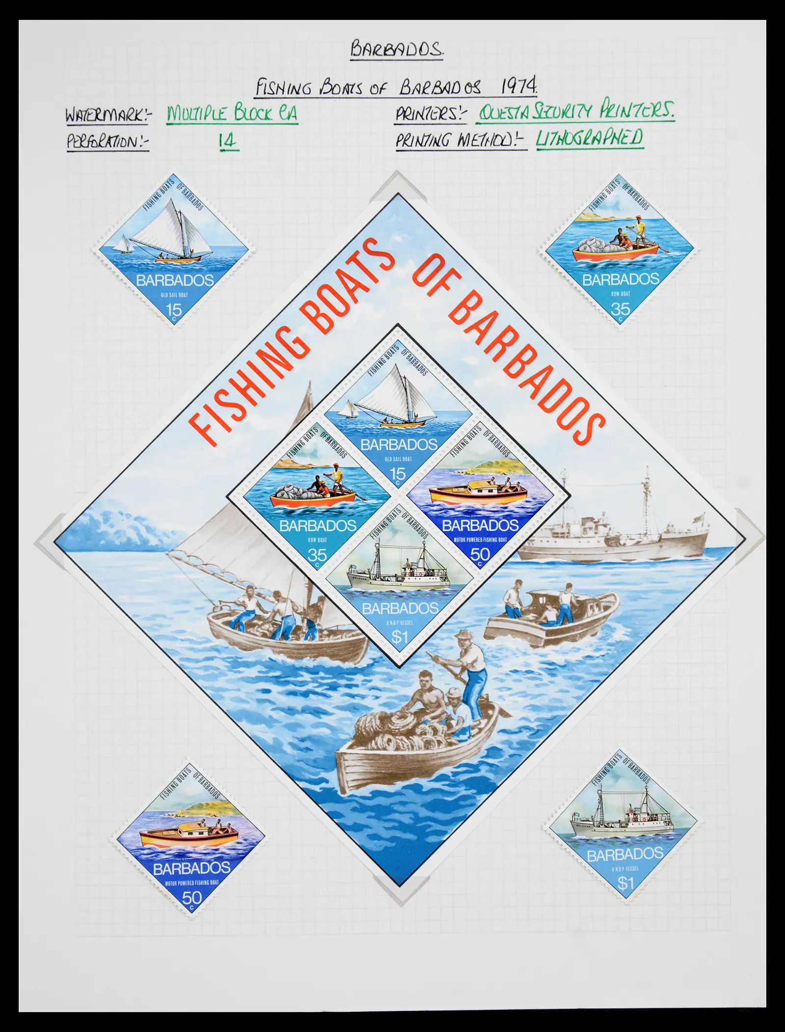 41099 0038 - Stamp collection 41099 Barbados 1953-2010.