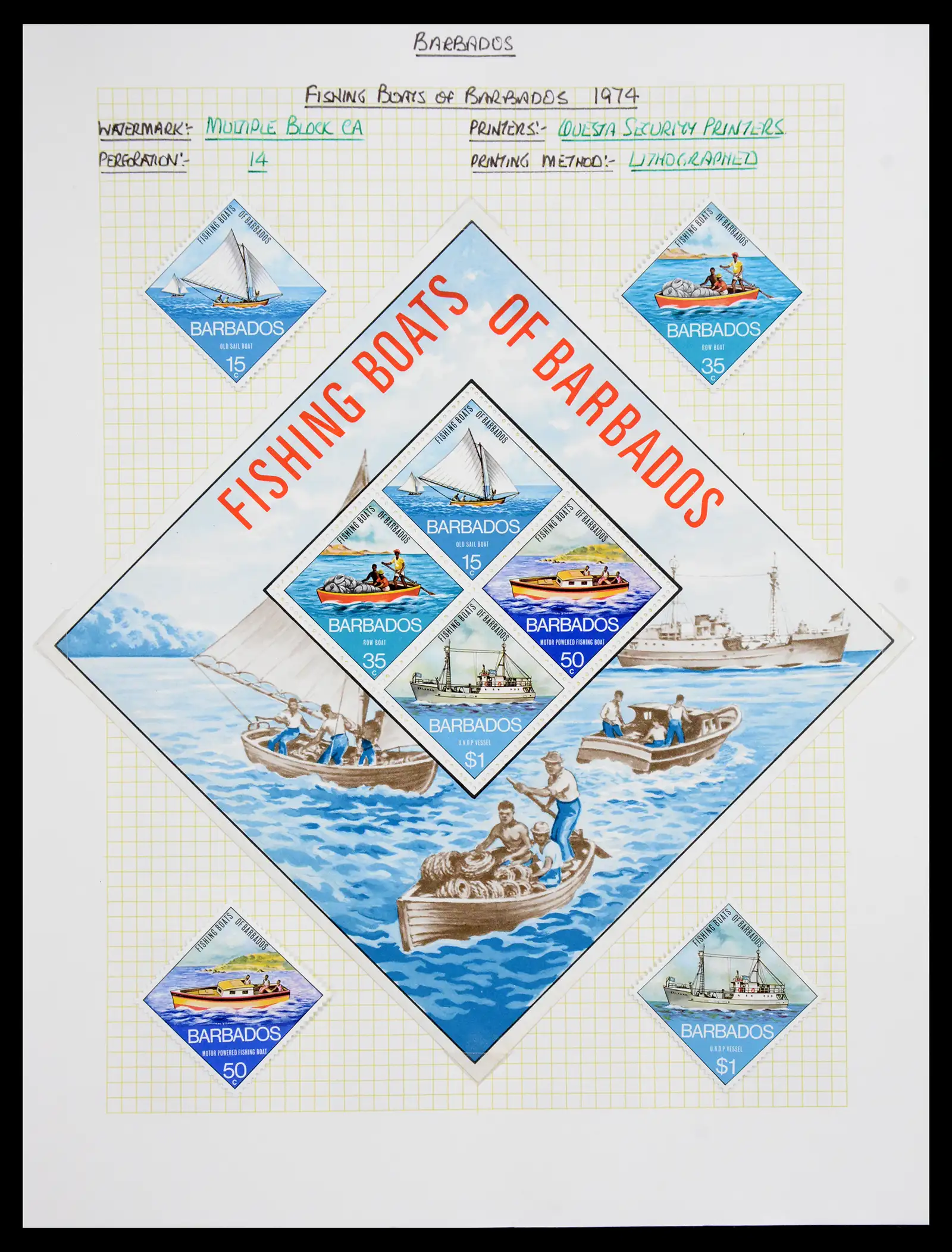 41099 0039 - Stamp collection 41099 Barbados 1953-2010.