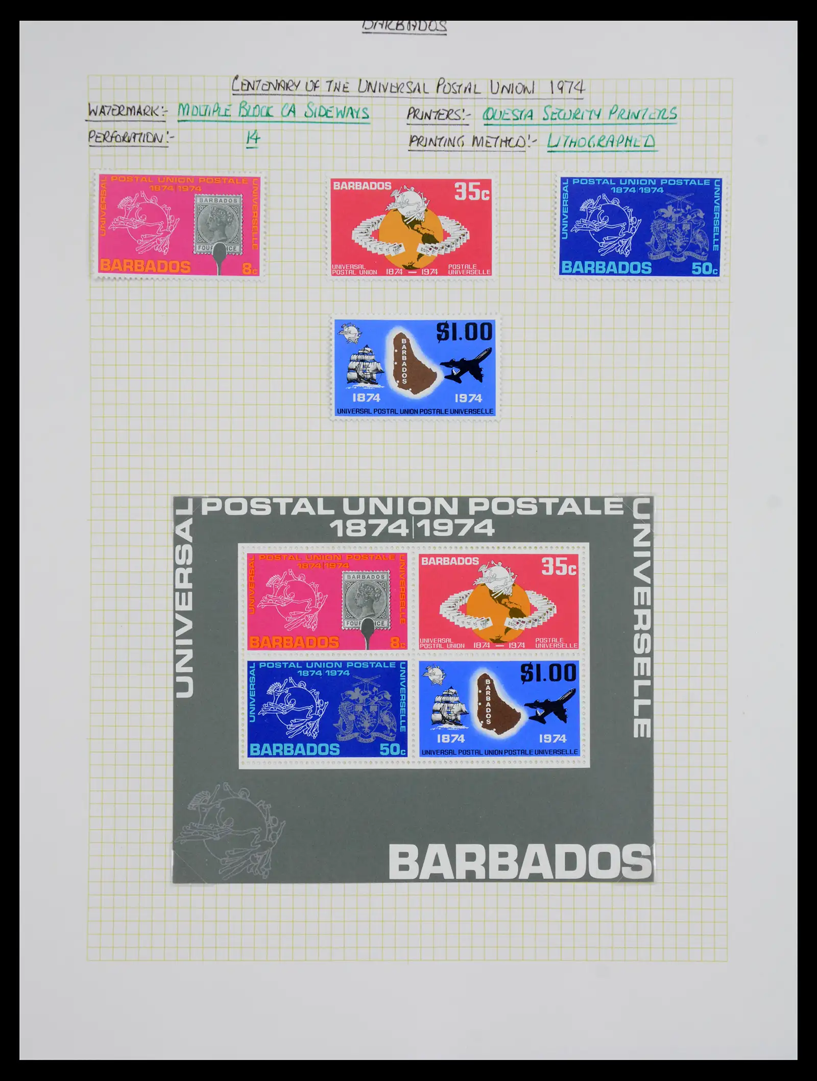 41099 0045 - Stamp collection 41099 Barbados 1953-2010.