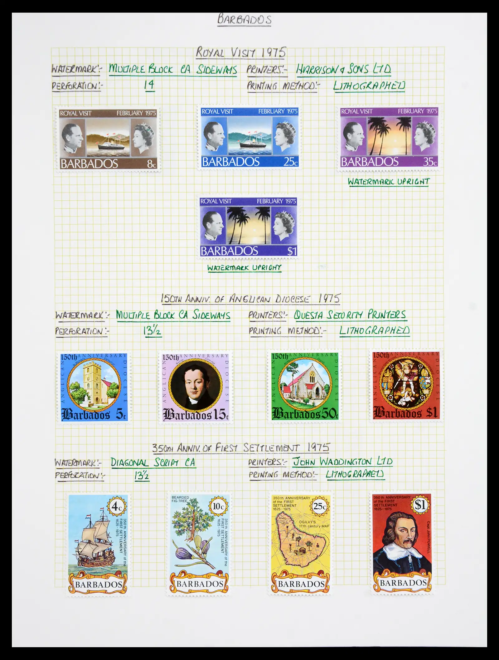 41099 0048 - Stamp collection 41099 Barbados 1953-2010.