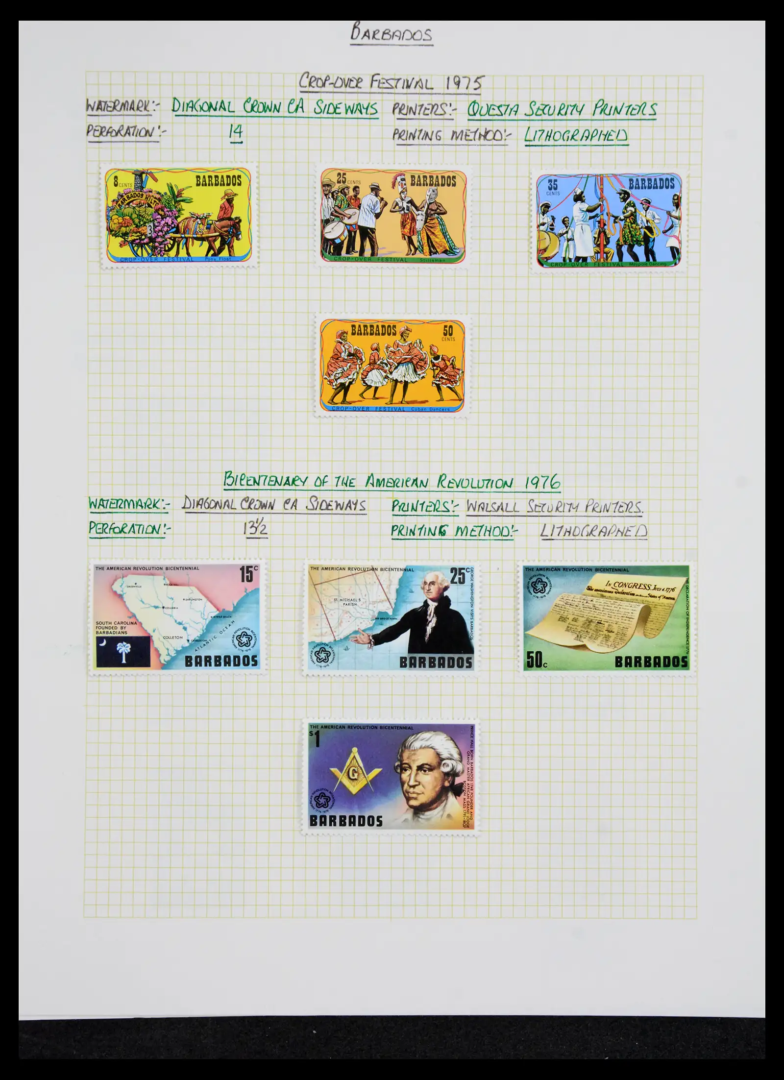 41099 0051 - Stamp collection 41099 Barbados 1953-2010.