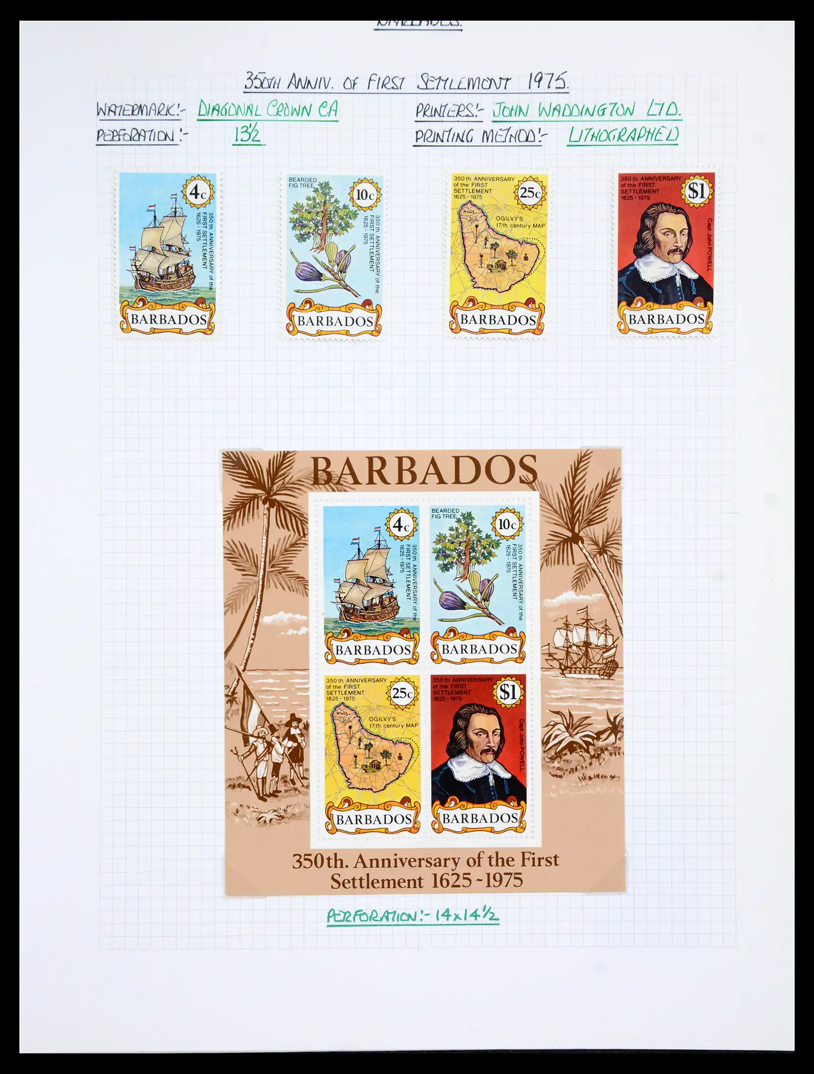 41099 0053 - Stamp collection 41099 Barbados 1953-2010.