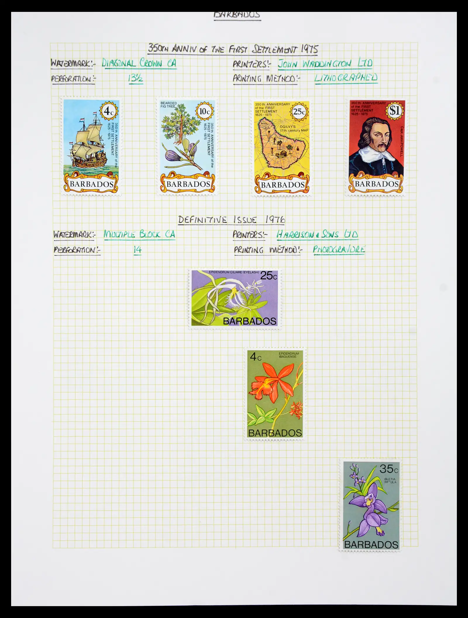 41099 0054 - Stamp collection 41099 Barbados 1953-2010.