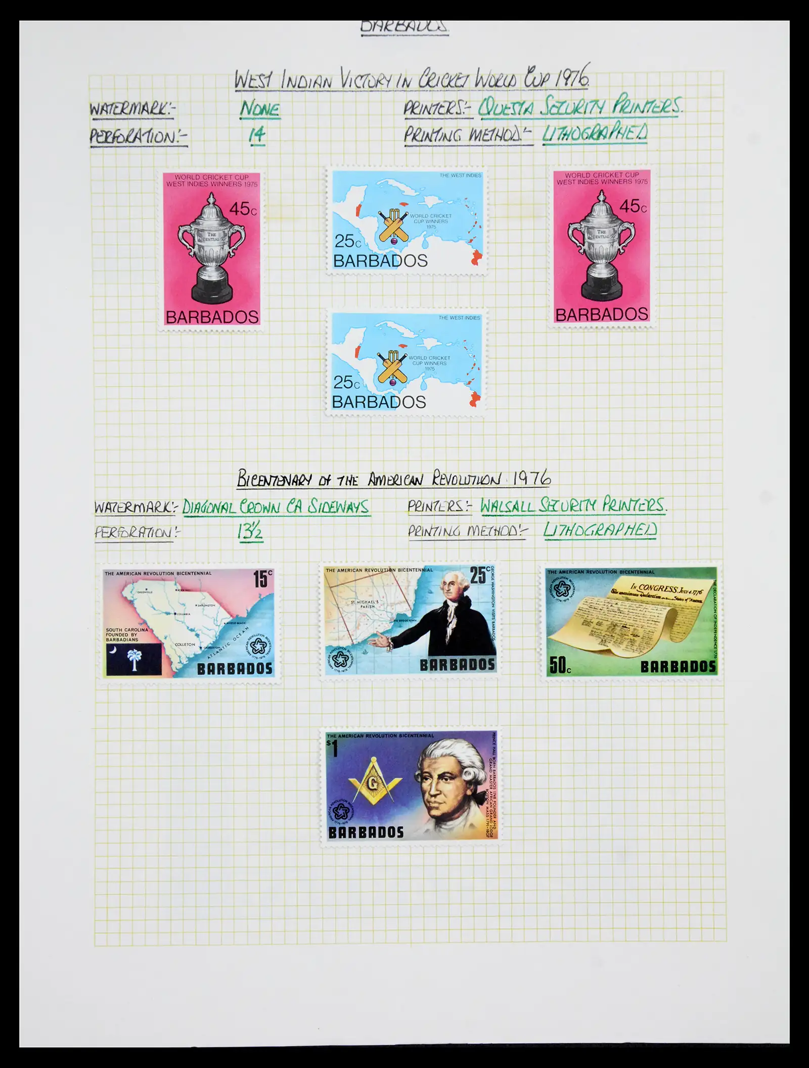41099 0055 - Stamp collection 41099 Barbados 1953-2010.