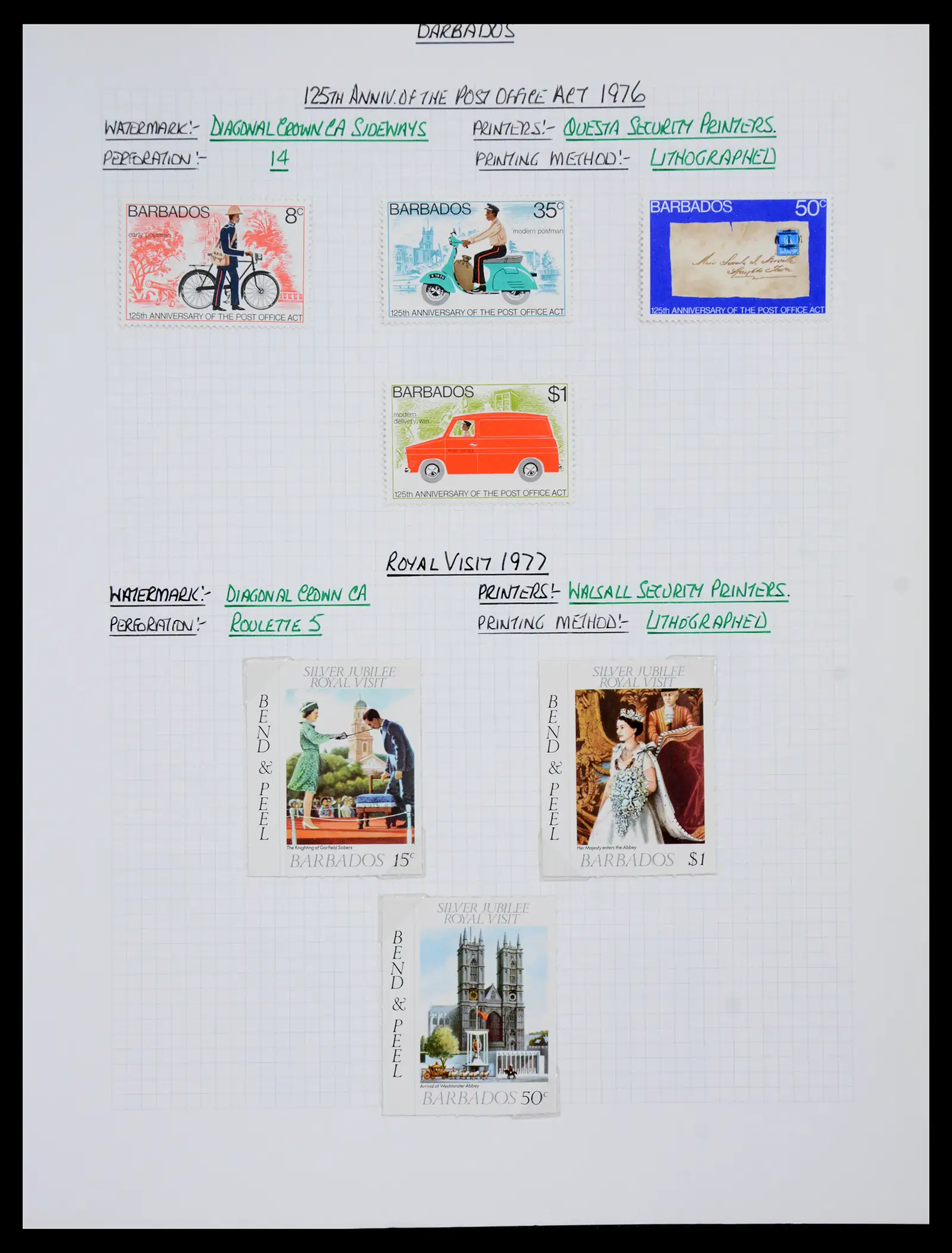 41099 0059 - Stamp collection 41099 Barbados 1953-2010.