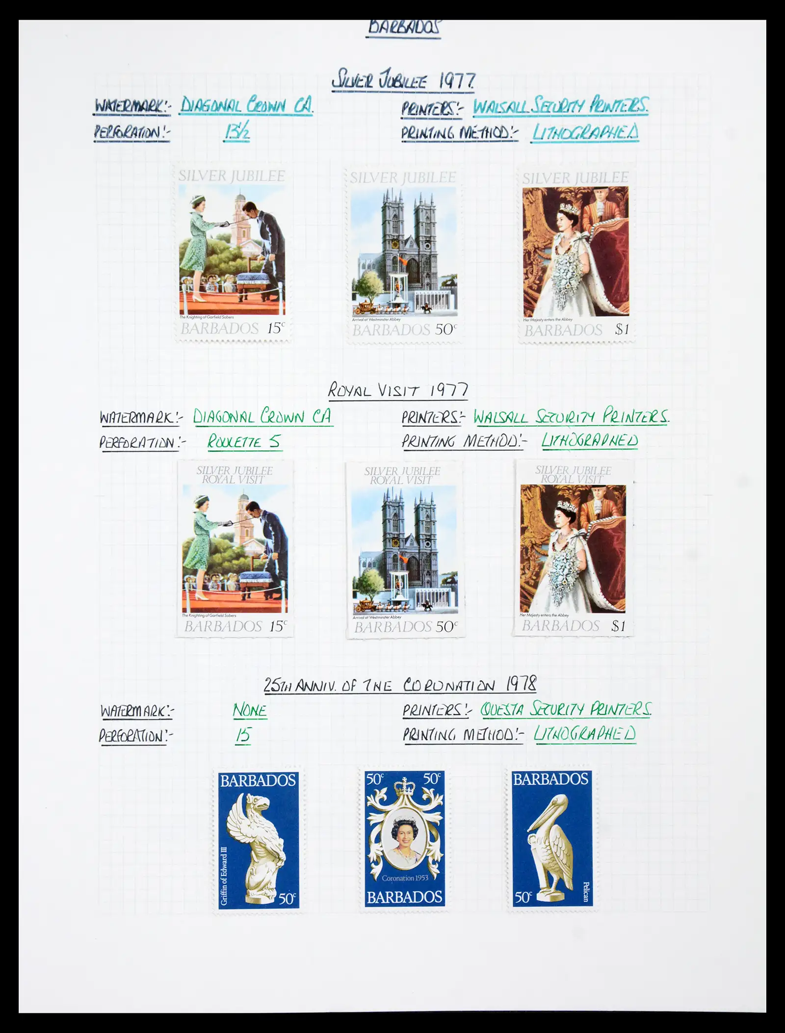 41099 0060 - Stamp collection 41099 Barbados 1953-2010.