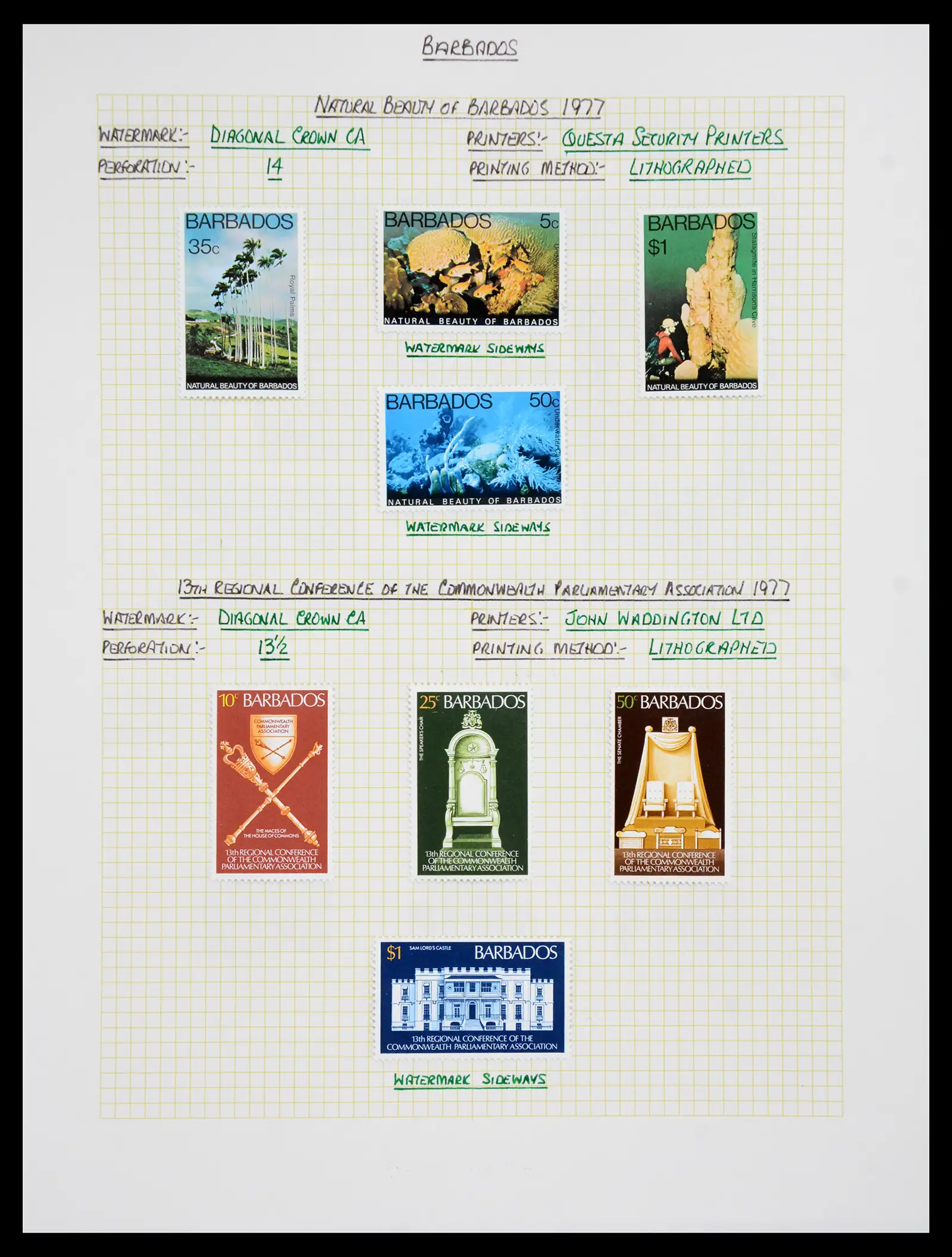 41099 0062 - Stamp collection 41099 Barbados 1953-2010.