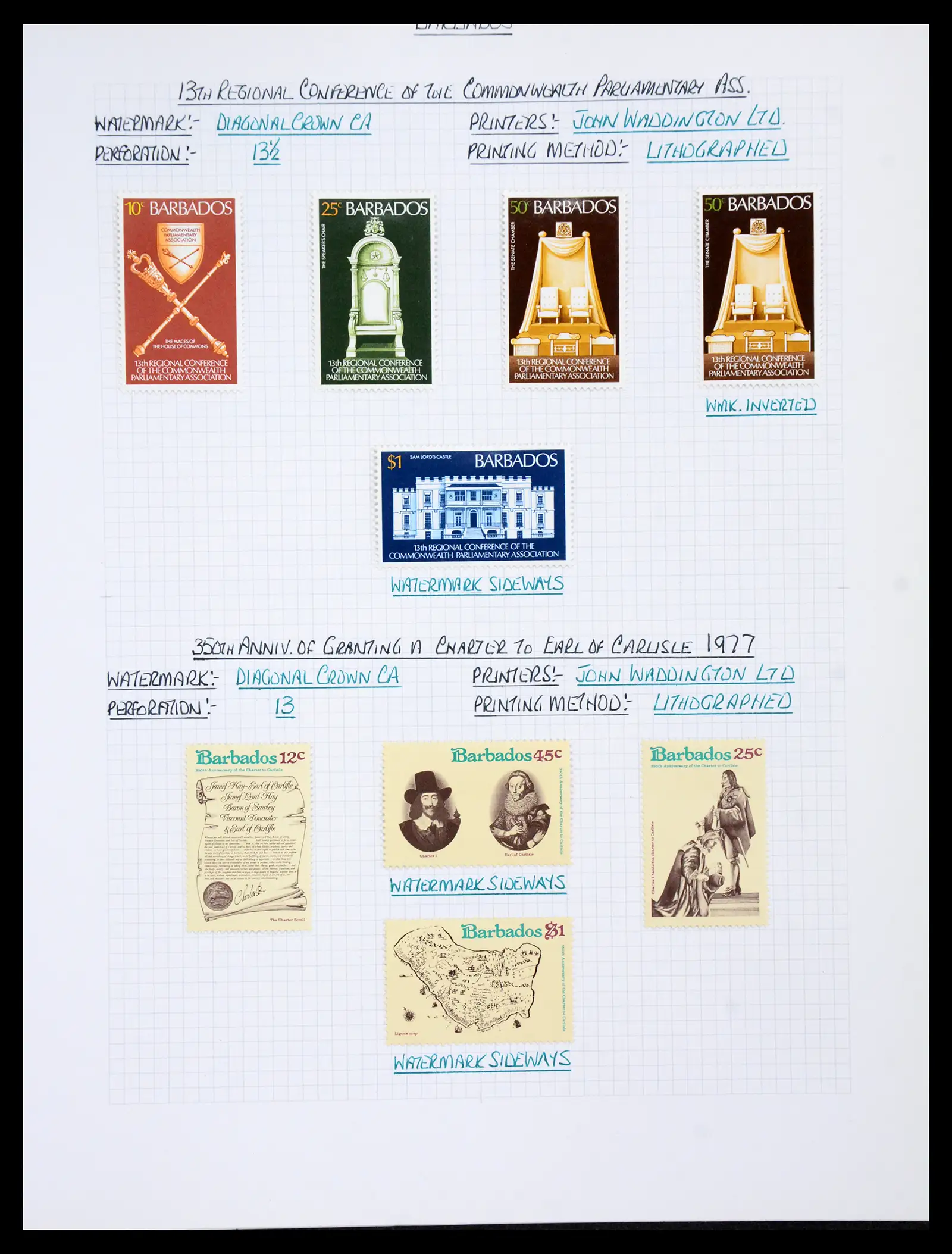 41099 0064 - Stamp collection 41099 Barbados 1953-2010.