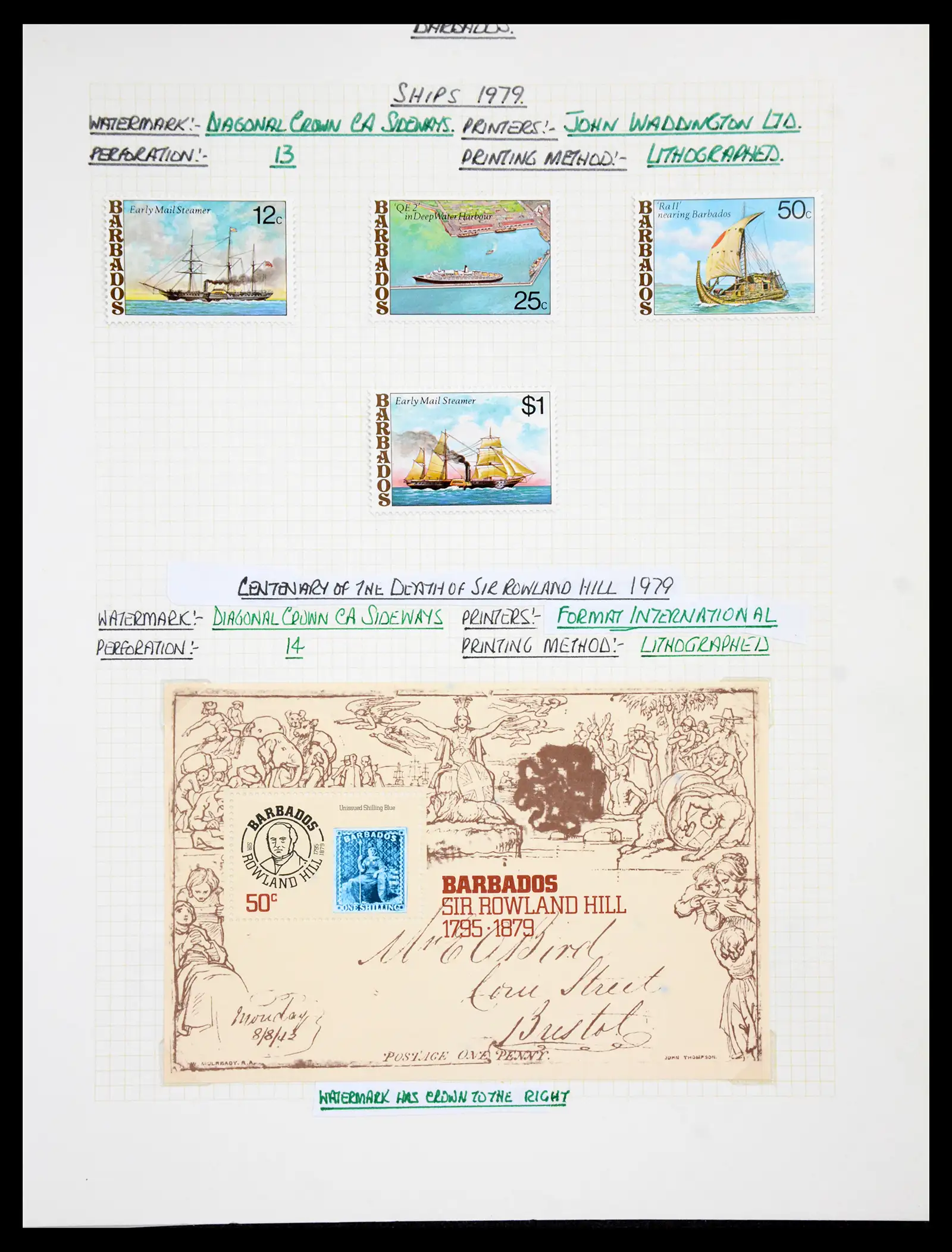 41099 0072 - Stamp collection 41099 Barbados 1953-2010.