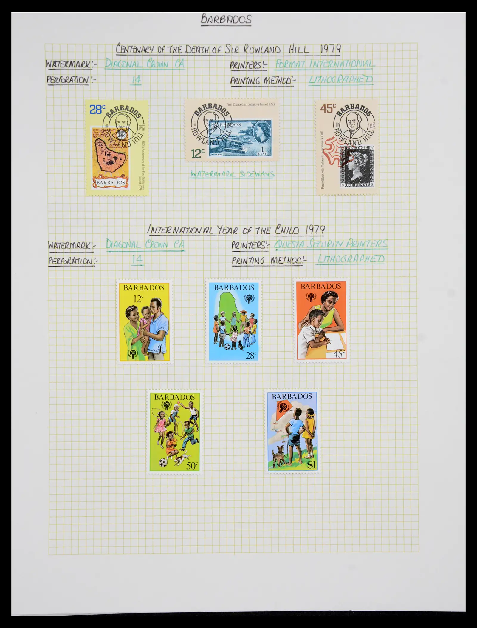 41099 0075 - Stamp collection 41099 Barbados 1953-2010.