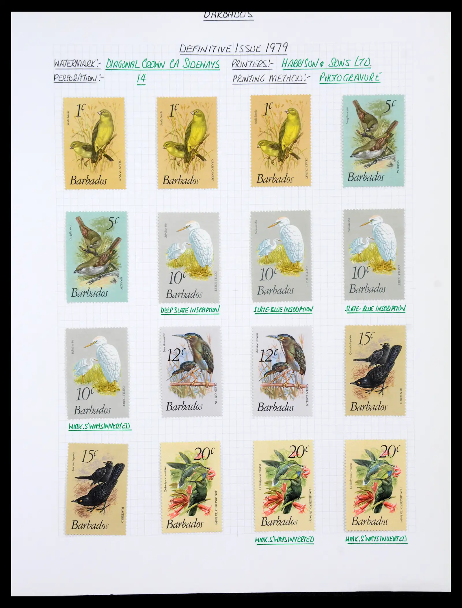 41099 0077 - Stamp collection 41099 Barbados 1953-2010.