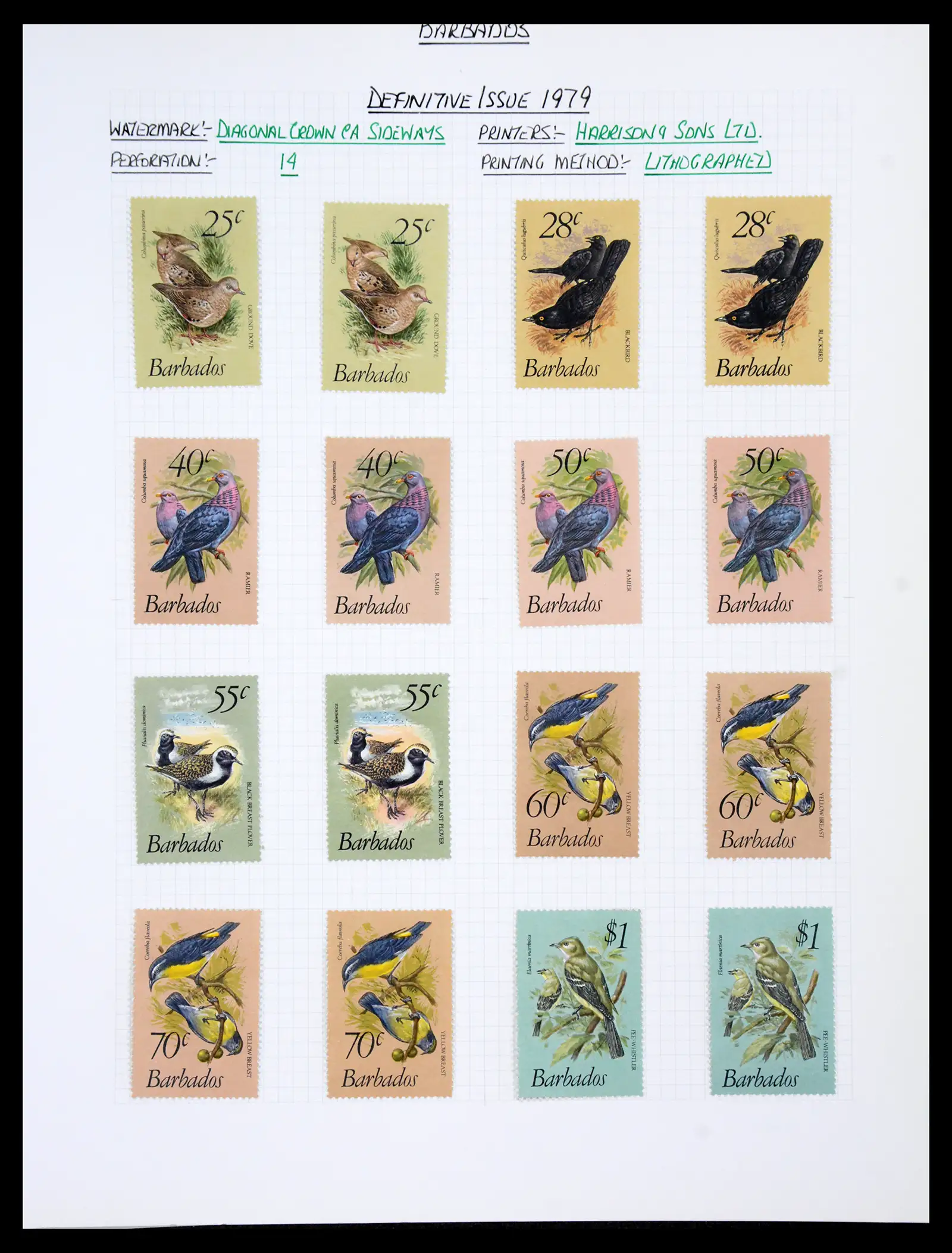 41099 0078 - Stamp collection 41099 Barbados 1953-2010.
