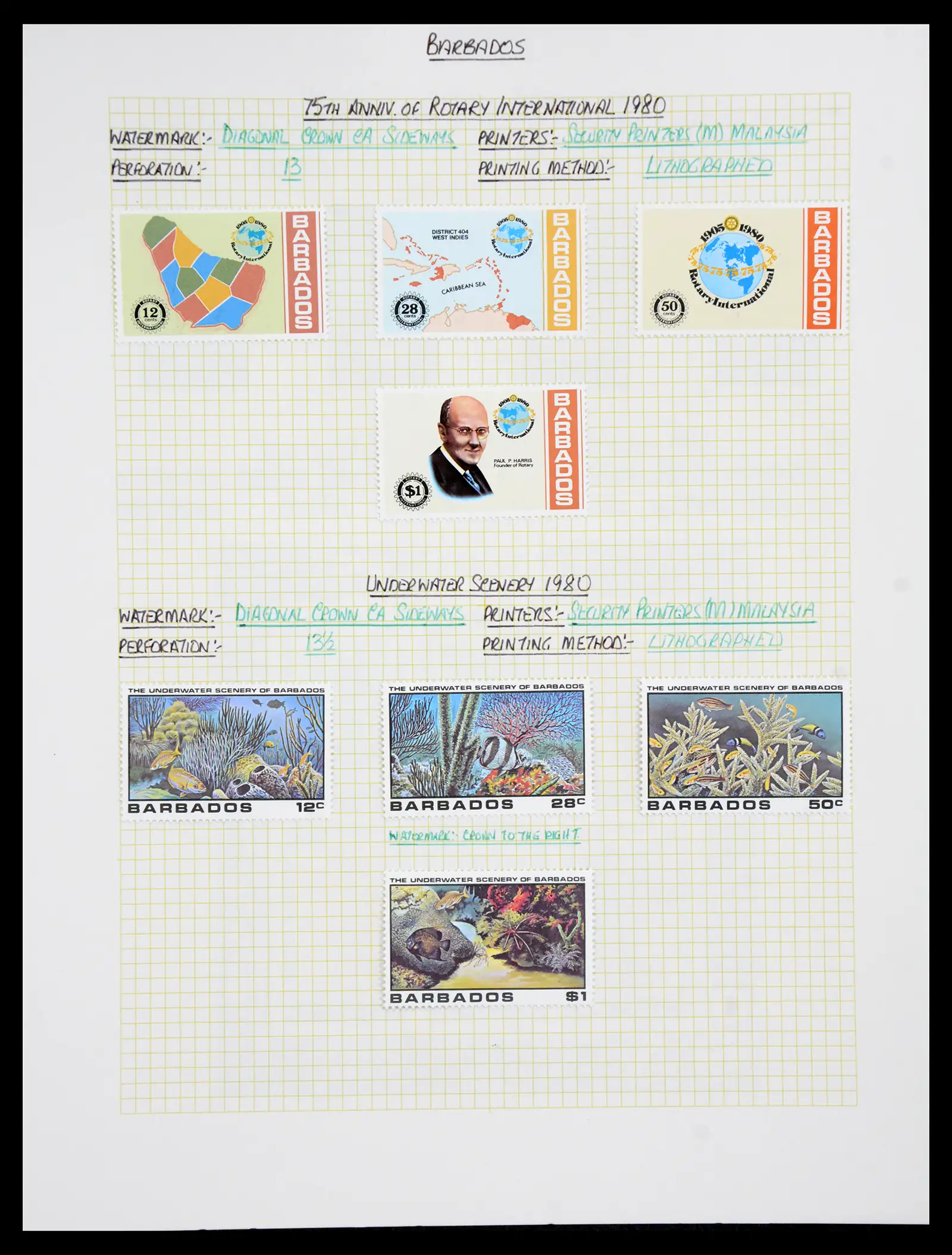 41099 0083 - Stamp collection 41099 Barbados 1953-2010.