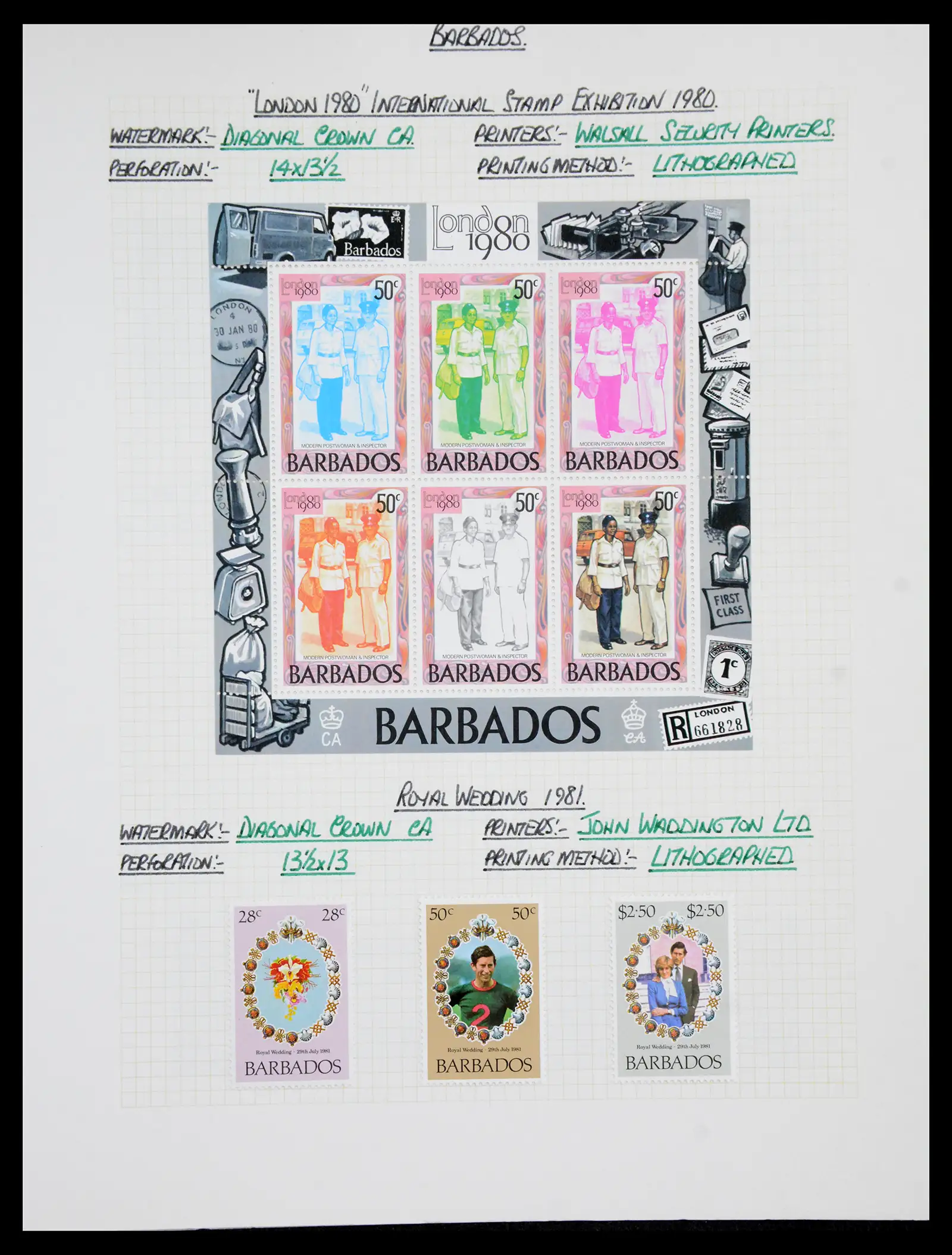 41099 0087 - Stamp collection 41099 Barbados 1953-2010.