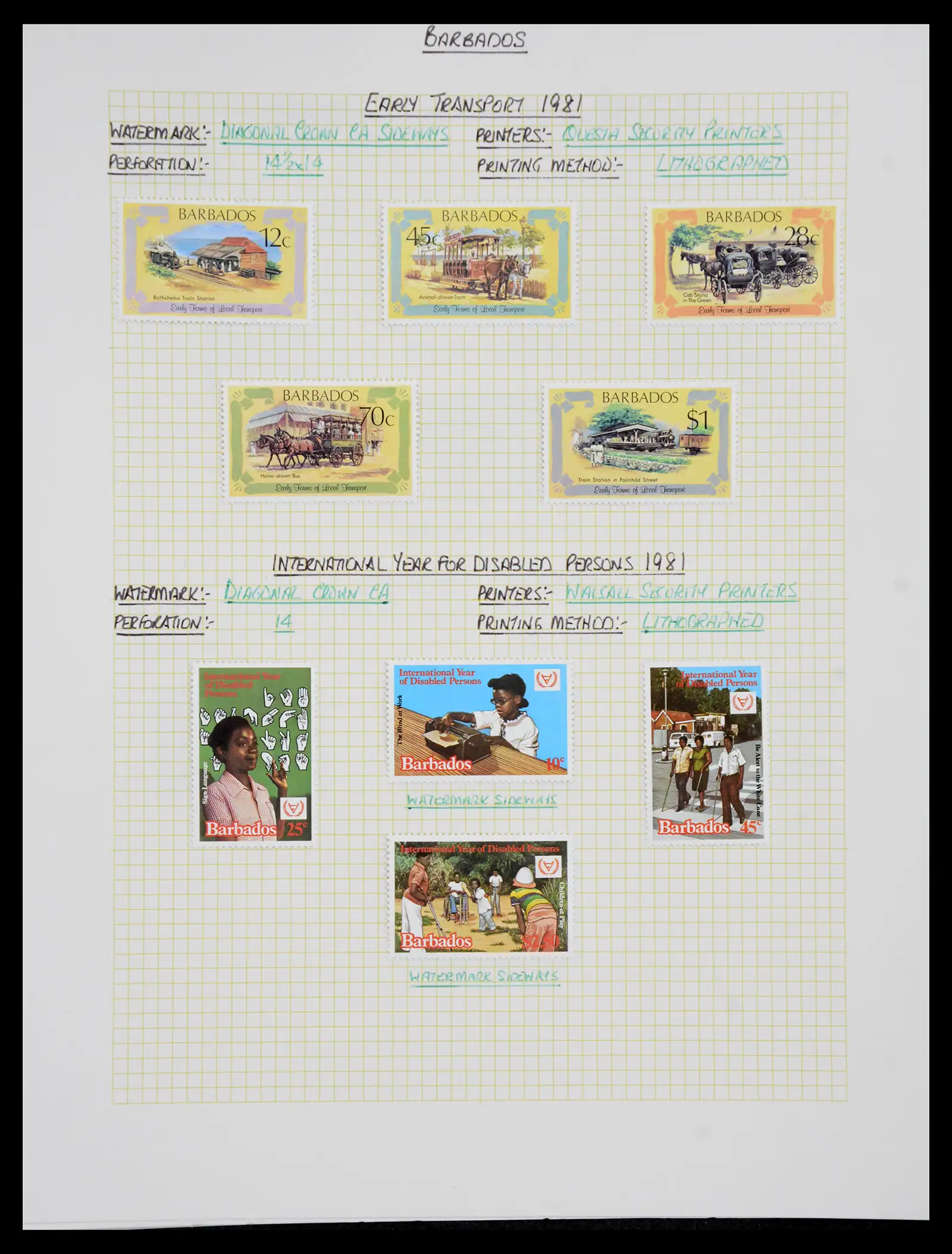 41099 0091 - Stamp collection 41099 Barbados 1953-2010.
