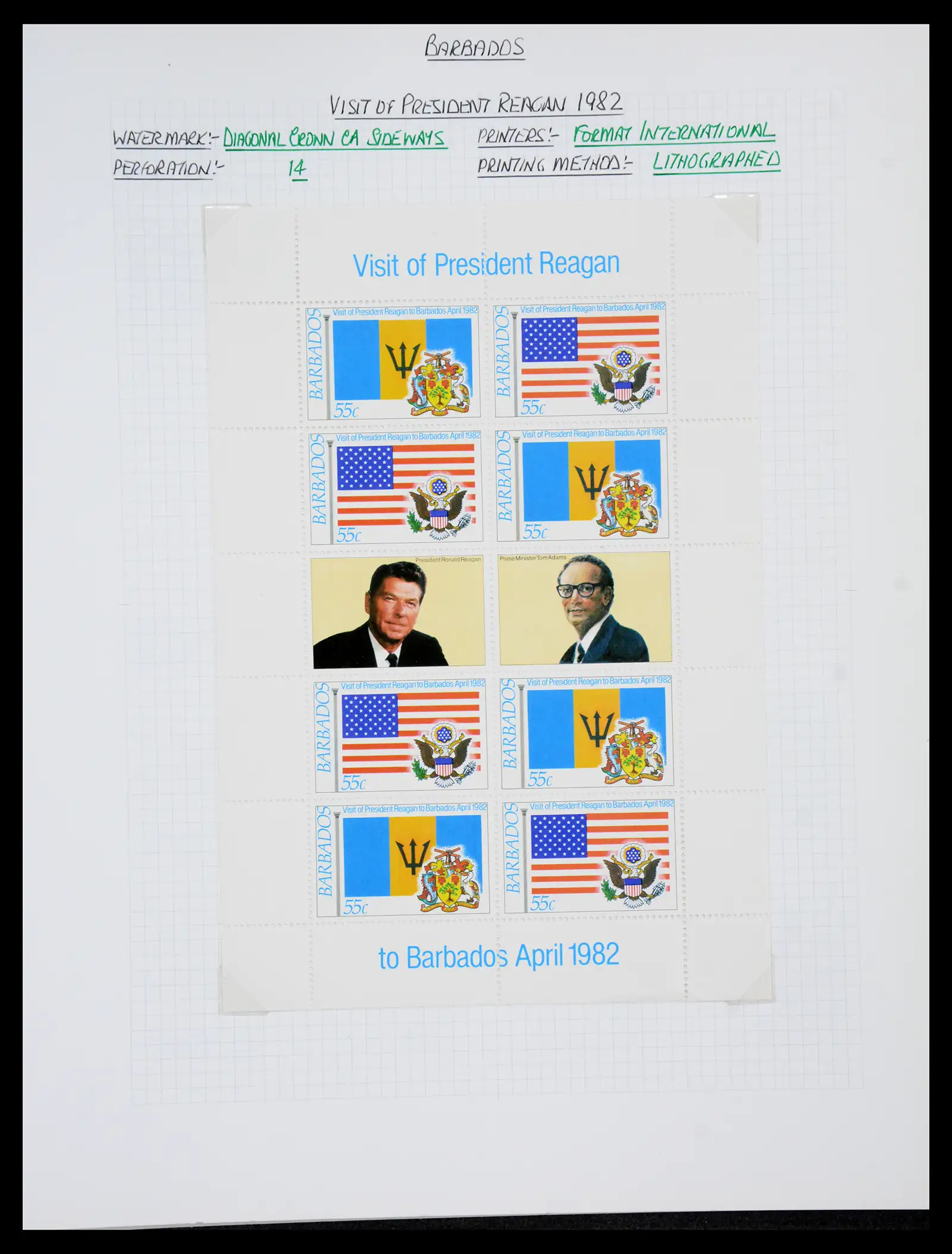 41099 0099 - Stamp collection 41099 Barbados 1953-2010.