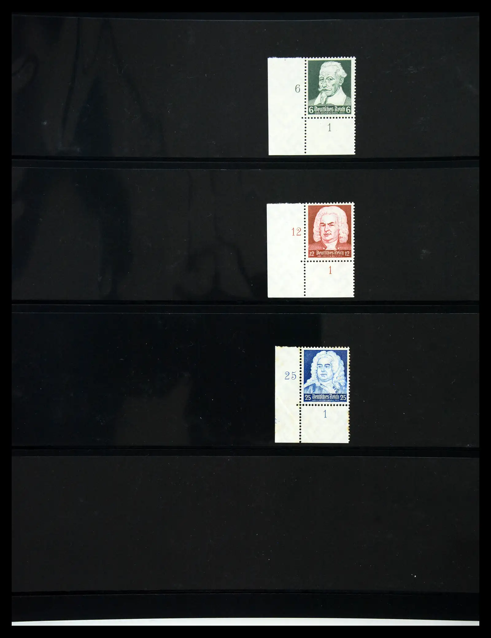 41100 0013 - Stamp collection 41100 Germany corner marginal stamps 1889-1945.