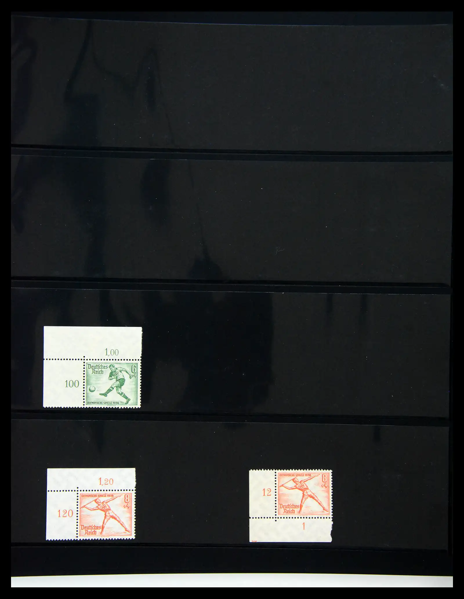 41100 0021 - Stamp collection 41100 Germany corner marginal stamps 1889-1945.