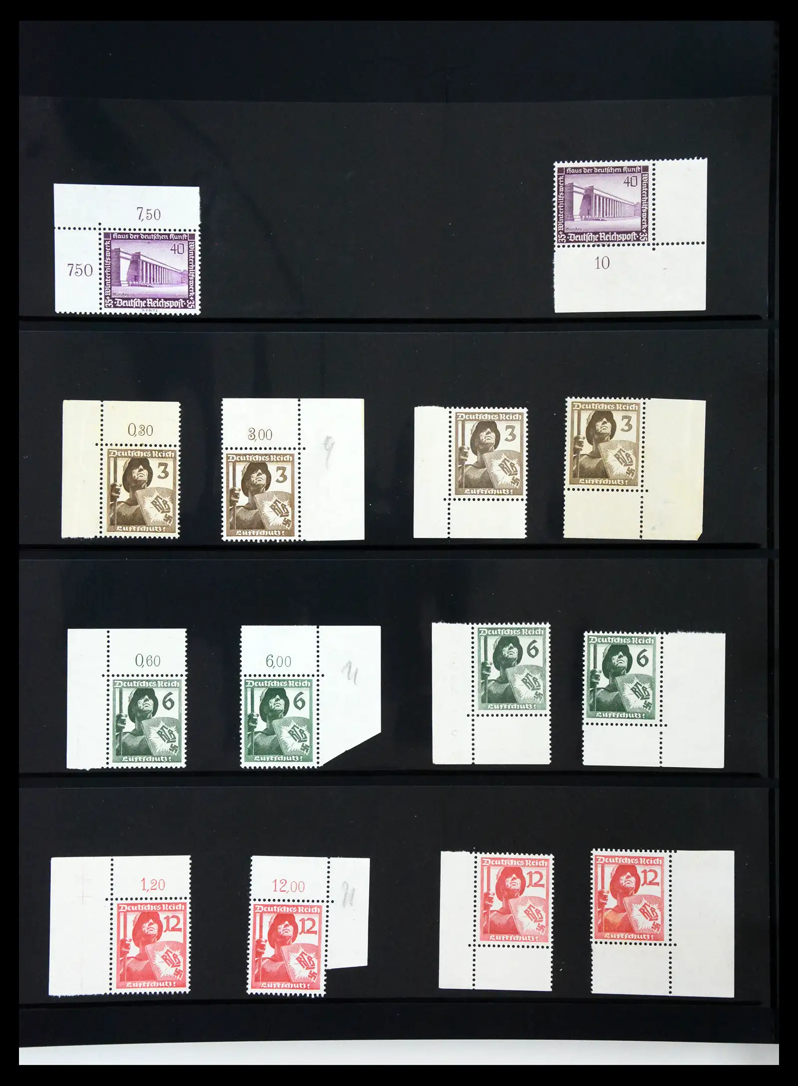 41100 0027 - Stamp collection 41100 Germany corner marginal stamps 1889-1945.