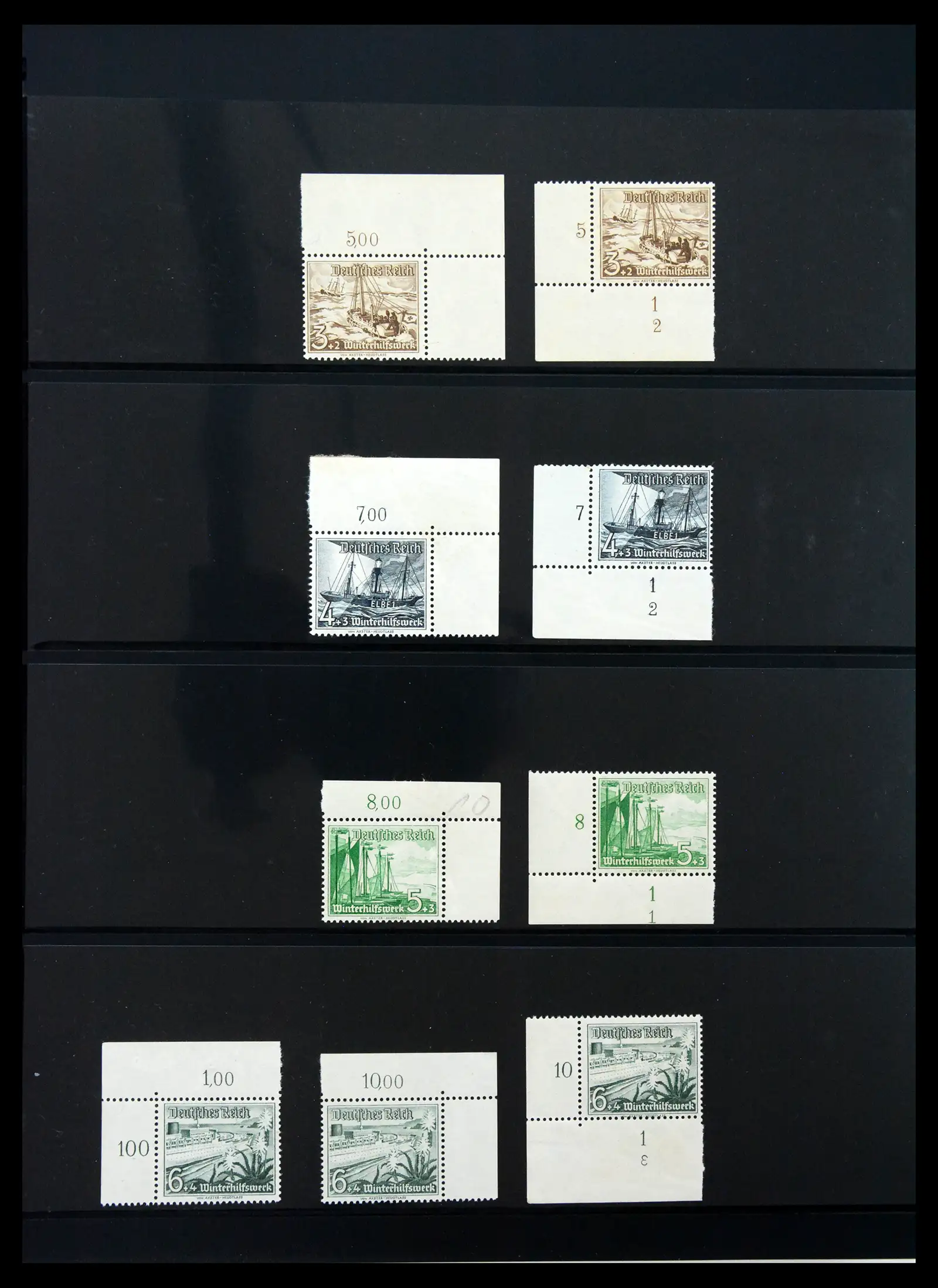 41100 0028 - Stamp collection 41100 Germany corner marginal stamps 1889-1945.