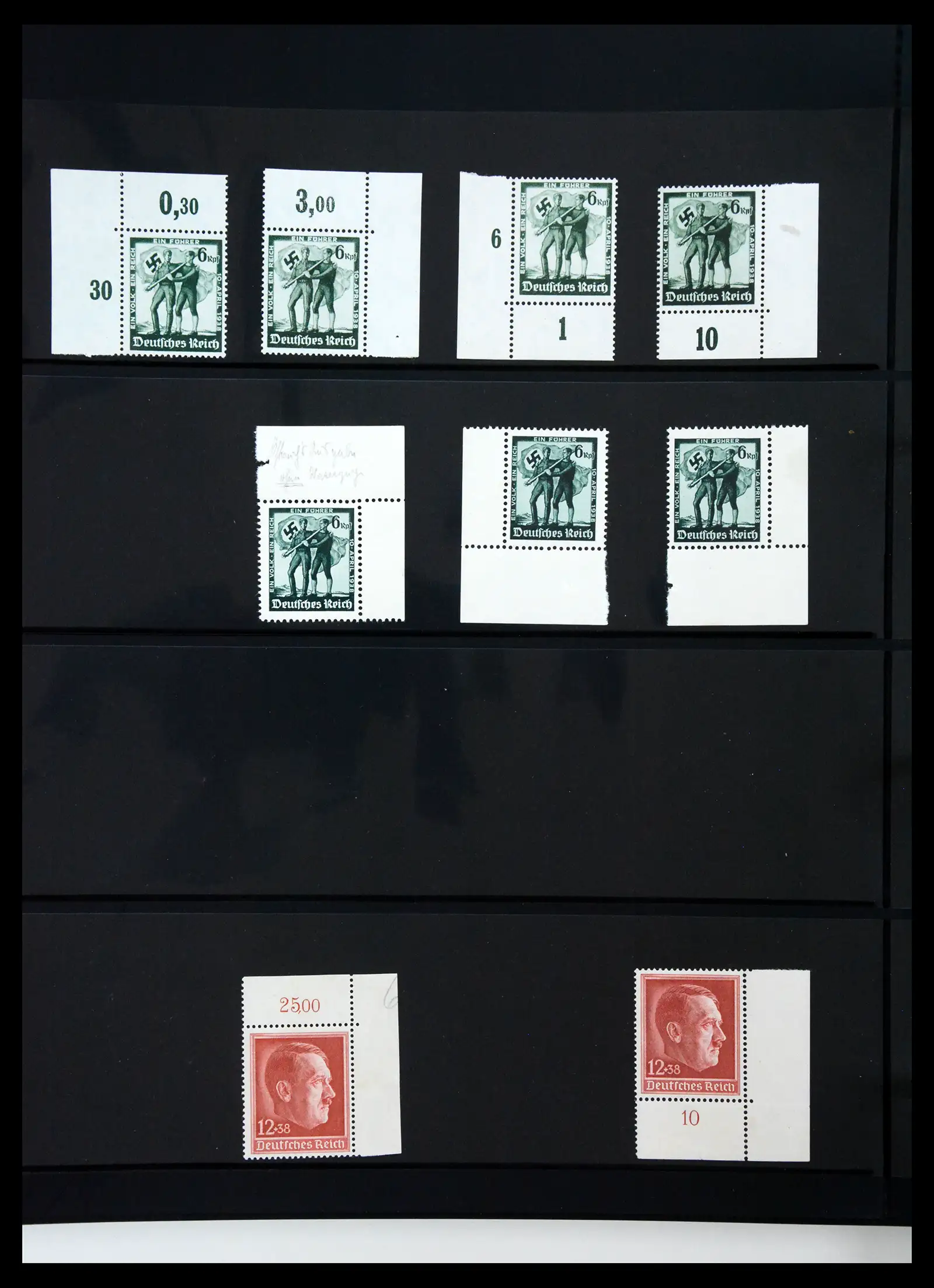 41100 0031 - Stamp collection 41100 Germany corner marginal stamps 1889-1945.
