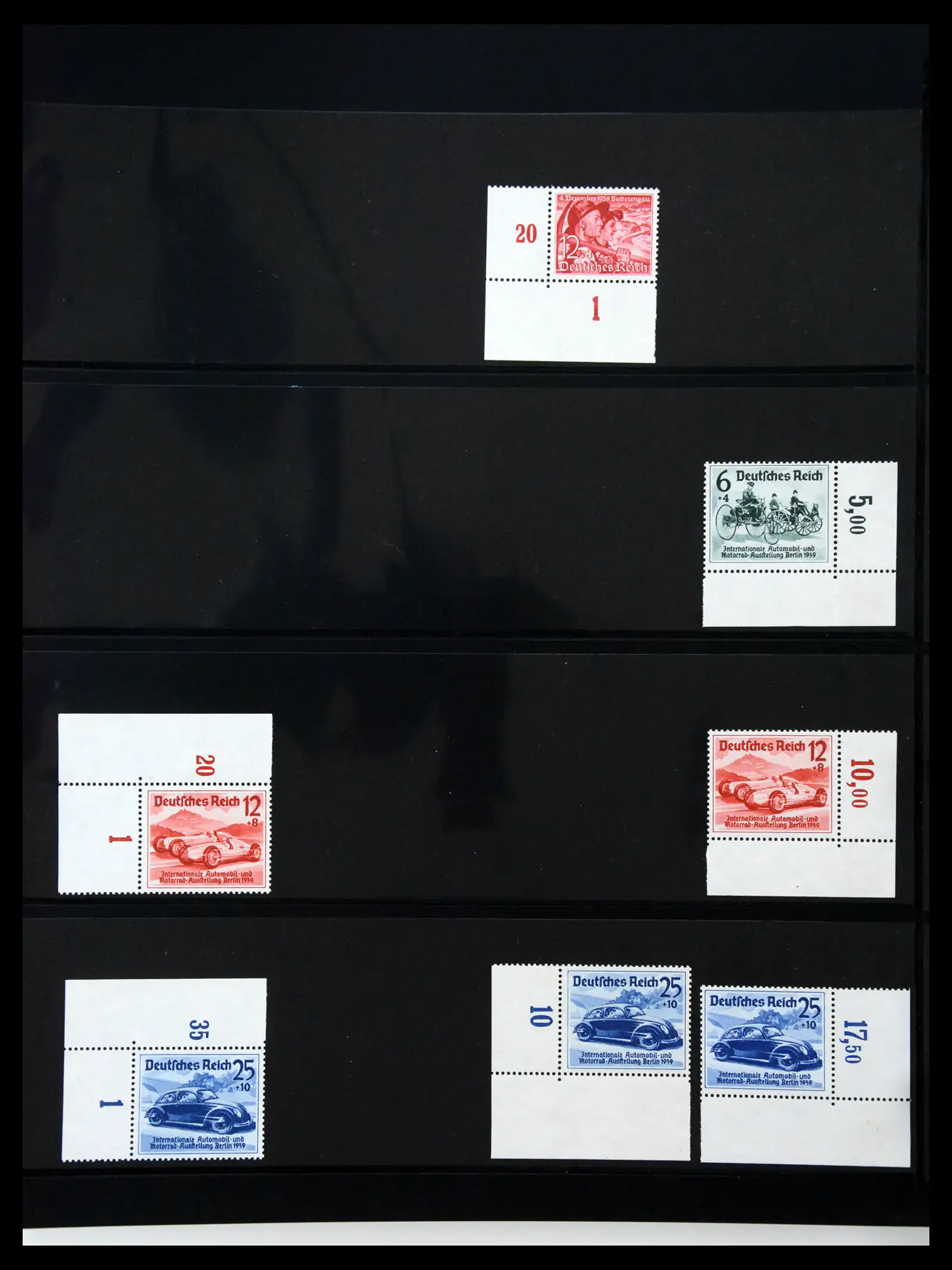 41100 0037 - Stamp collection 41100 Germany corner marginal stamps 1889-1945.