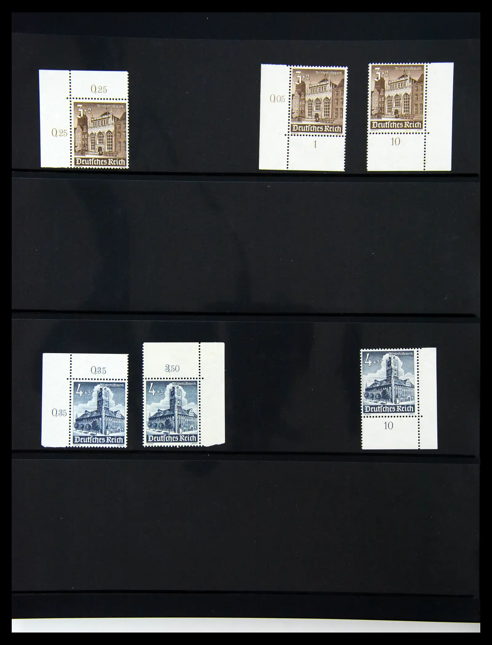 41100 0055 - Stamp collection 41100 Germany corner marginal stamps 1889-1945.