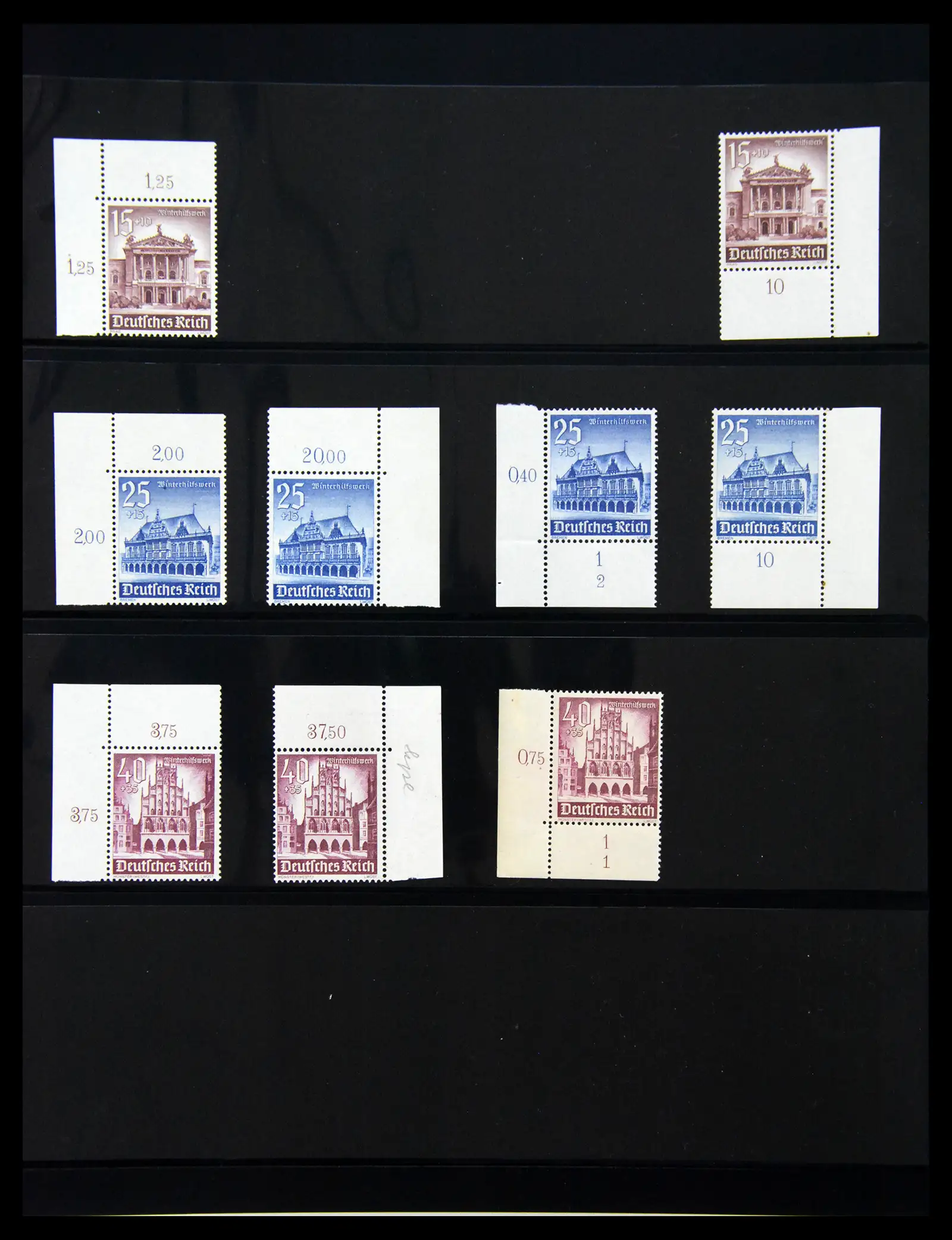 41100 0057 - Stamp collection 41100 Germany corner marginal stamps 1889-1945.