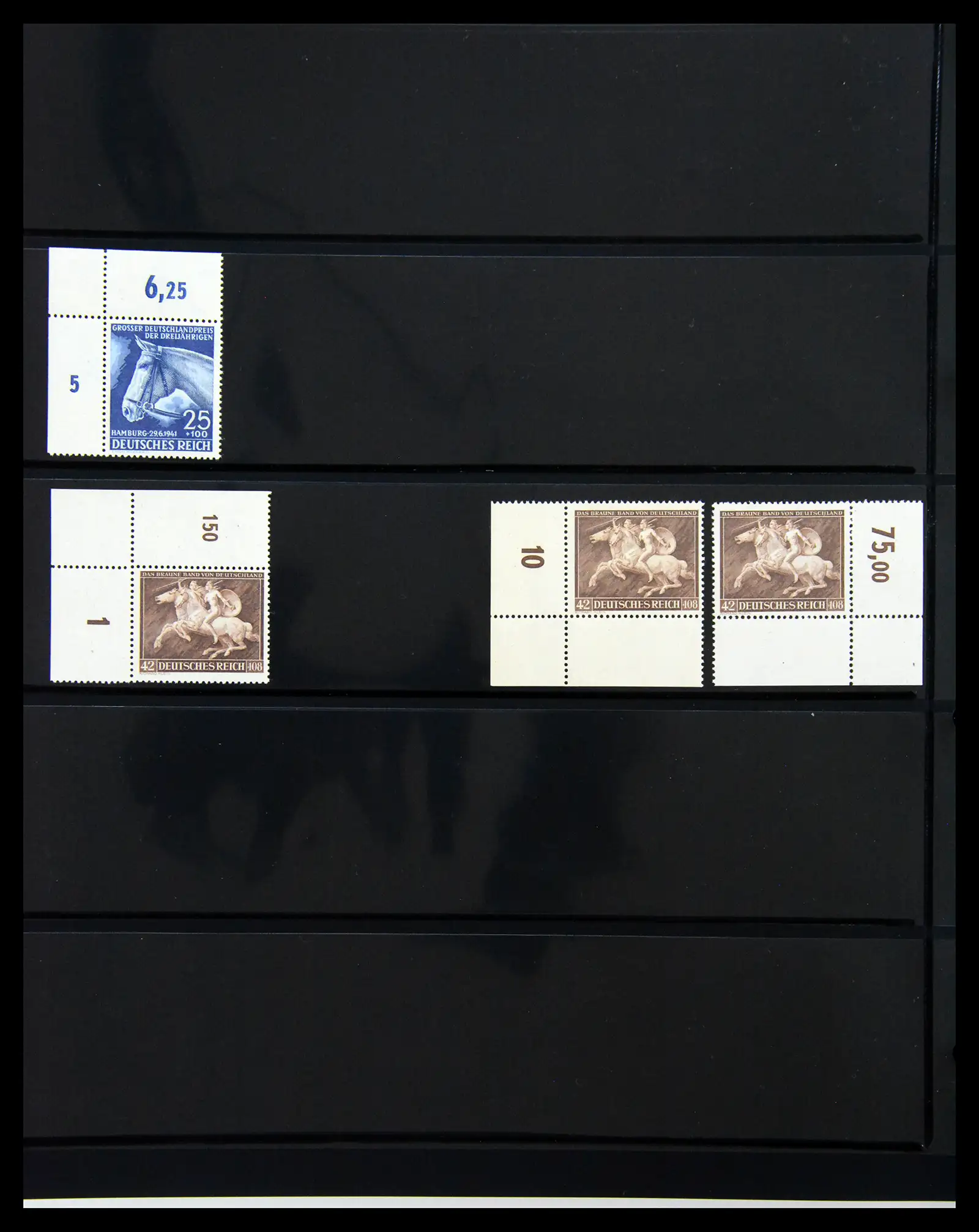 41100 0063 - Stamp collection 41100 Germany corner marginal stamps 1889-1945.