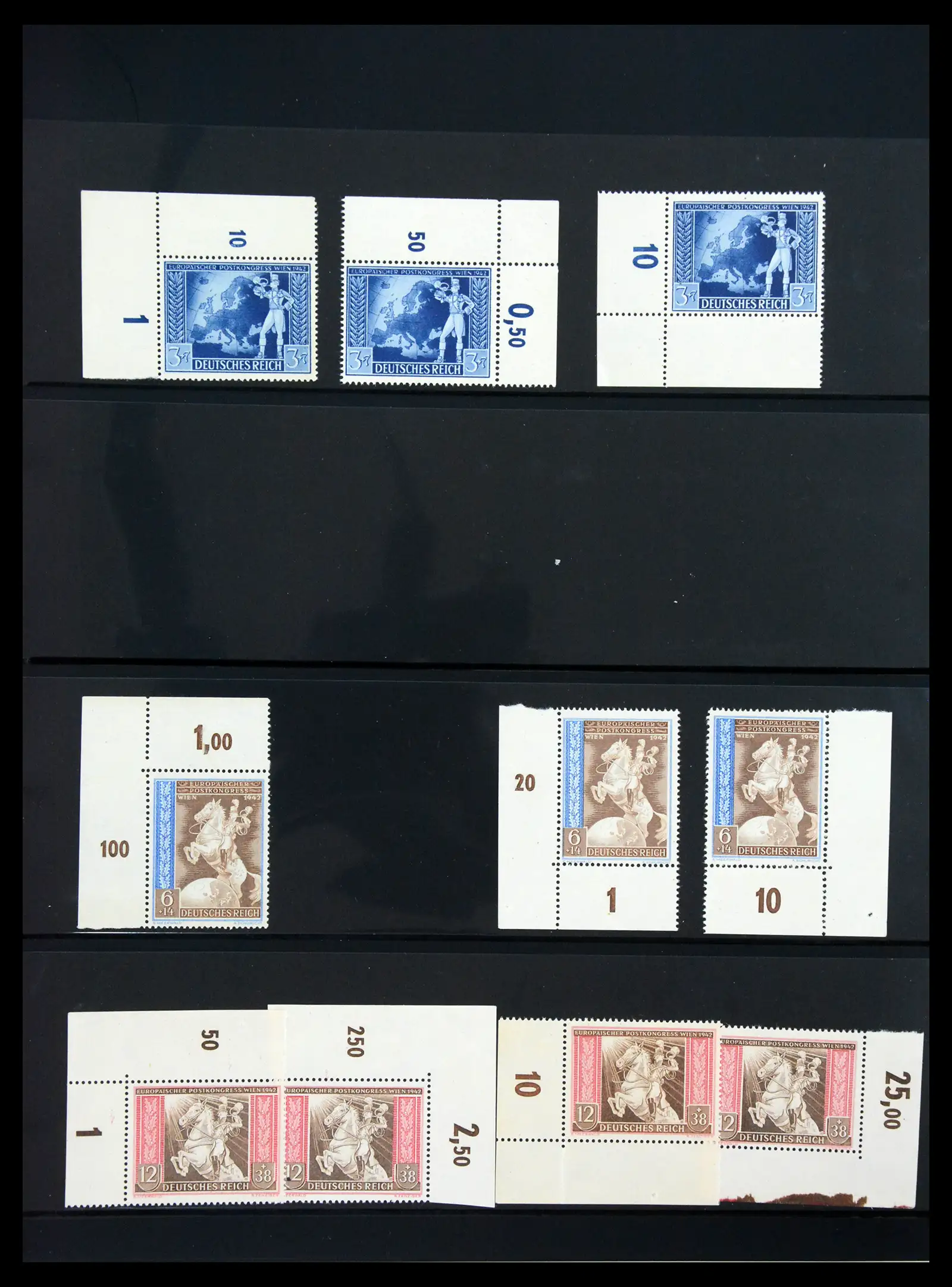 41100 0072 - Stamp collection 41100 Germany corner marginal stamps 1889-1945.
