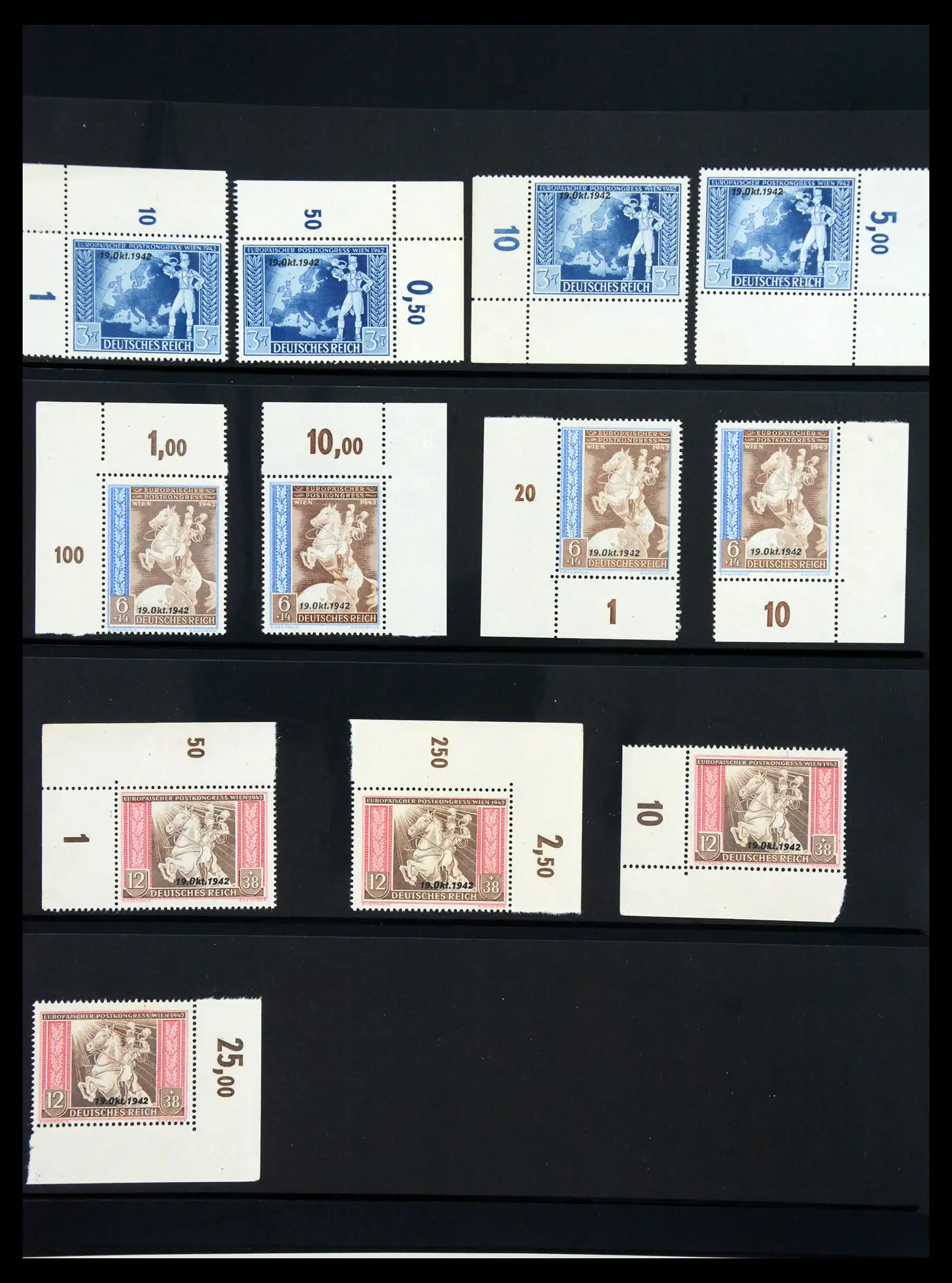 41100 0073 - Stamp collection 41100 Germany corner marginal stamps 1889-1945.
