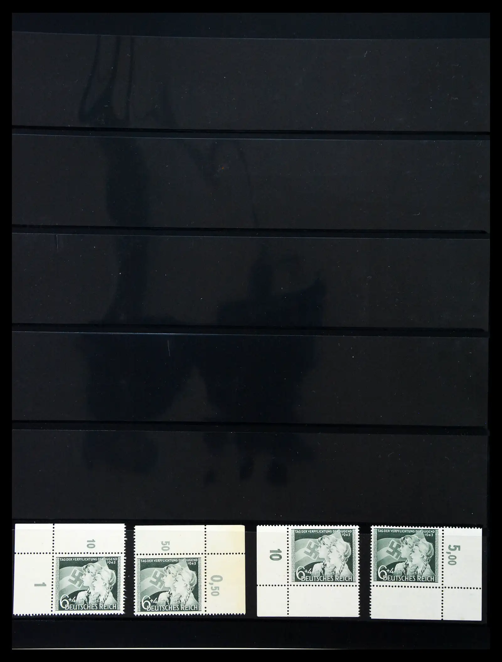 41100 0077 - Stamp collection 41100 Germany corner marginal stamps 1889-1945.