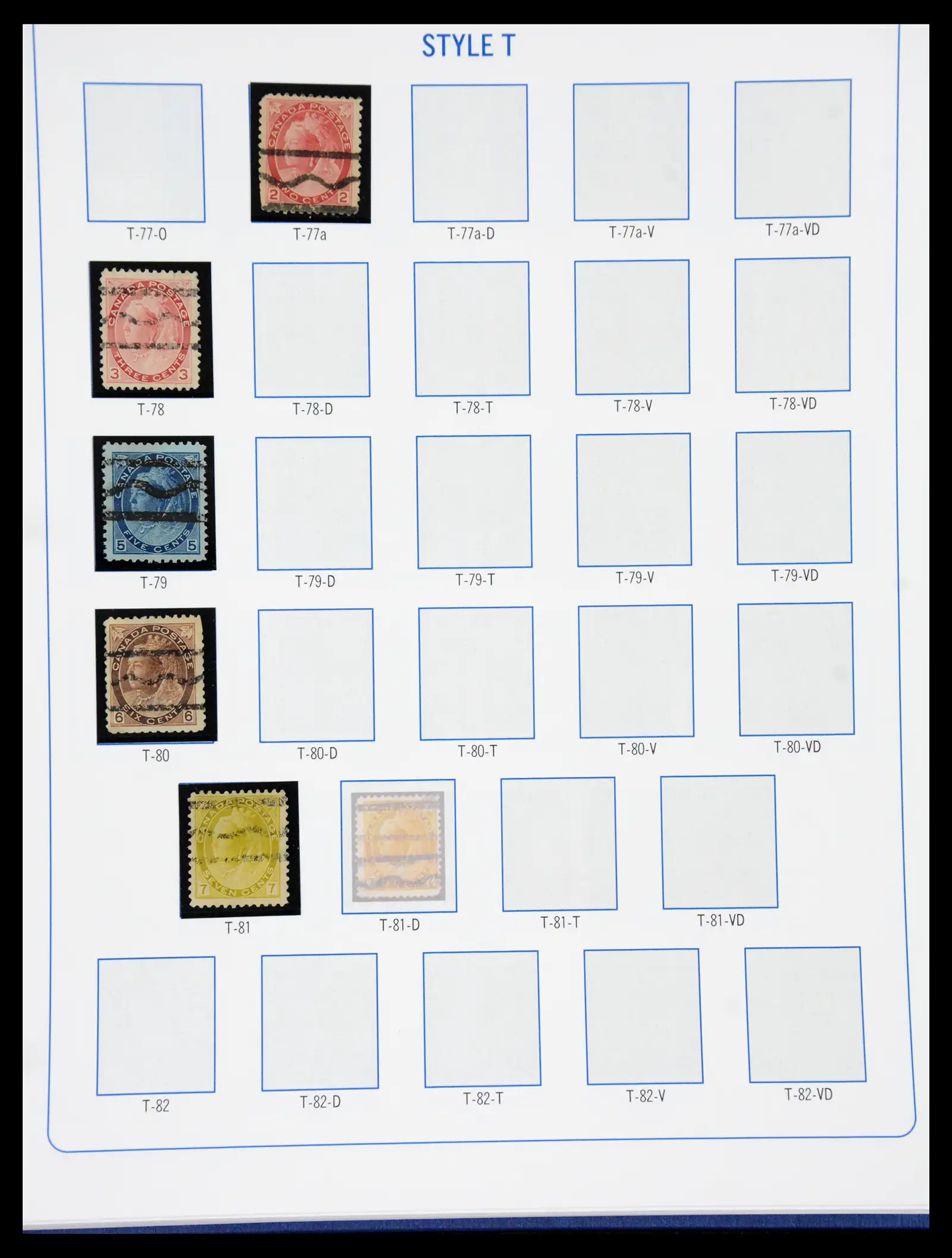 41101 0023 - Stamp collection 41101 Canada precancels.