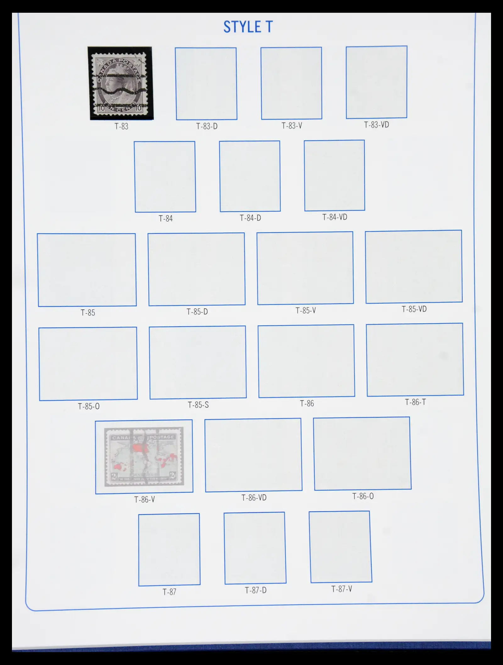 41101 0024 - Stamp collection 41101 Canada precancels.