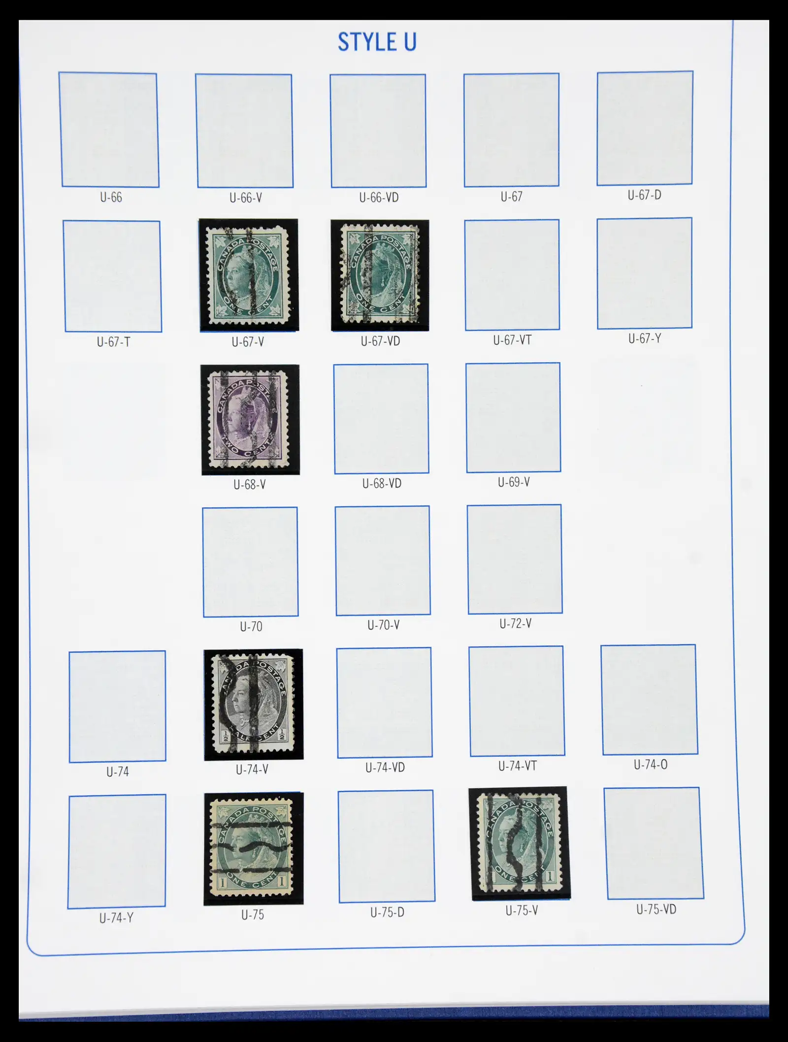 41101 0026 - Stamp collection 41101 Canada precancels.