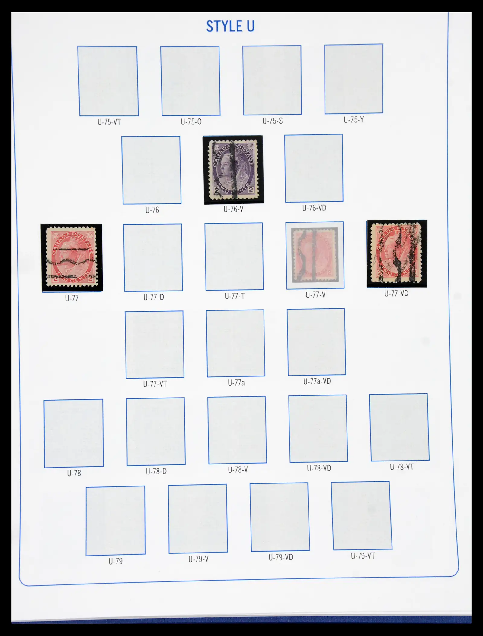 41101 0027 - Stamp collection 41101 Canada precancels.