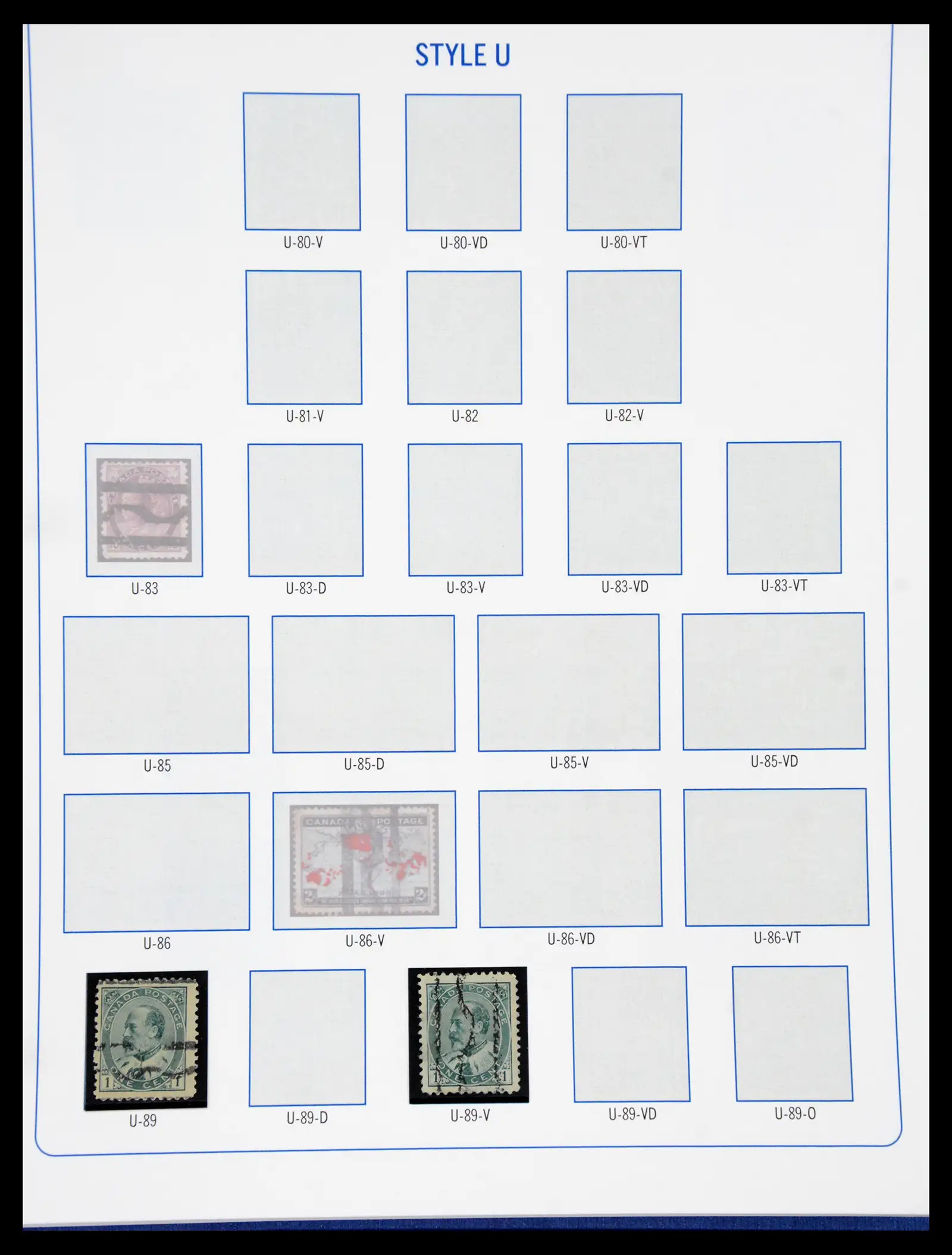 41101 0028 - Stamp collection 41101 Canada precancels.