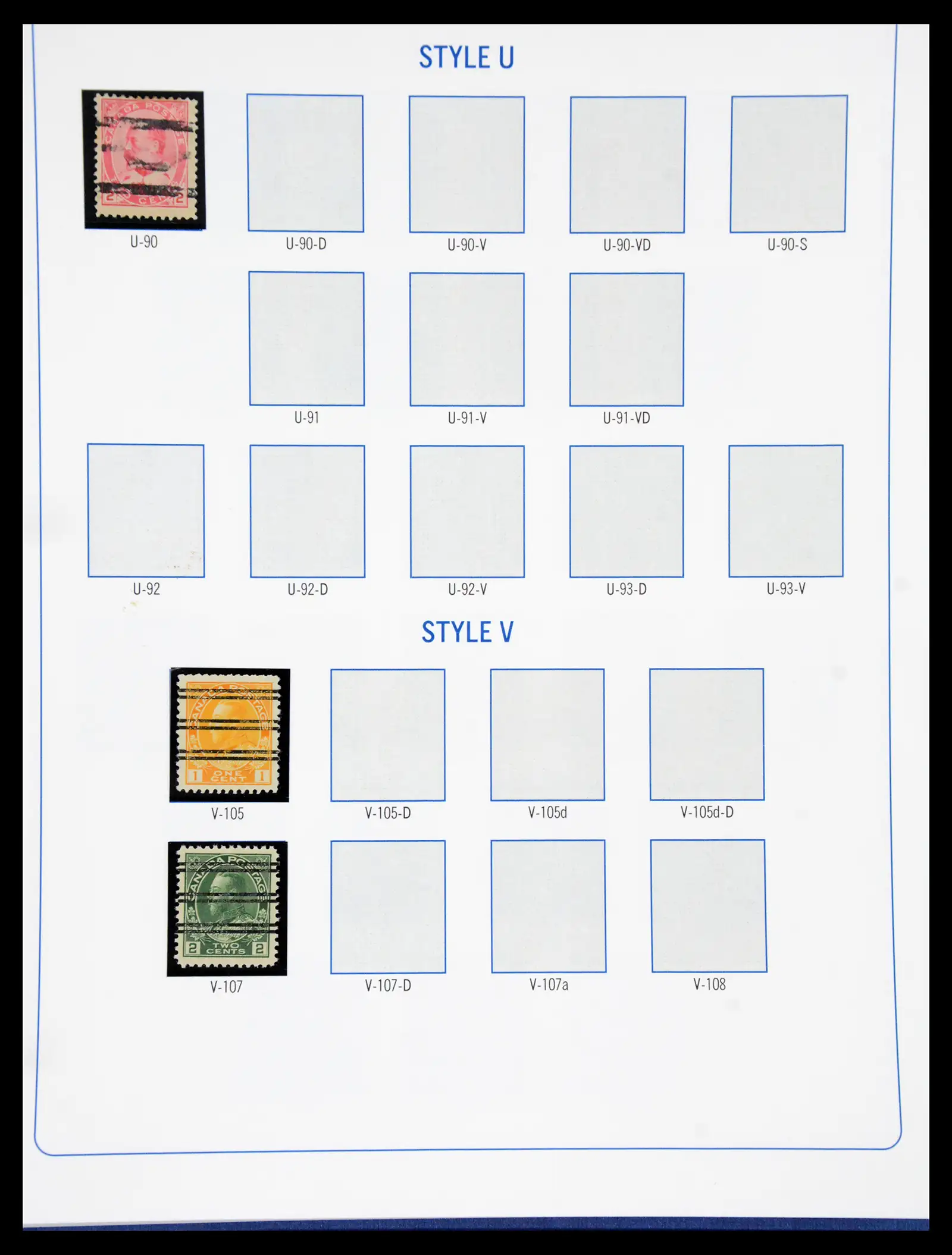 41101 0029 - Stamp collection 41101 Canada precancels.